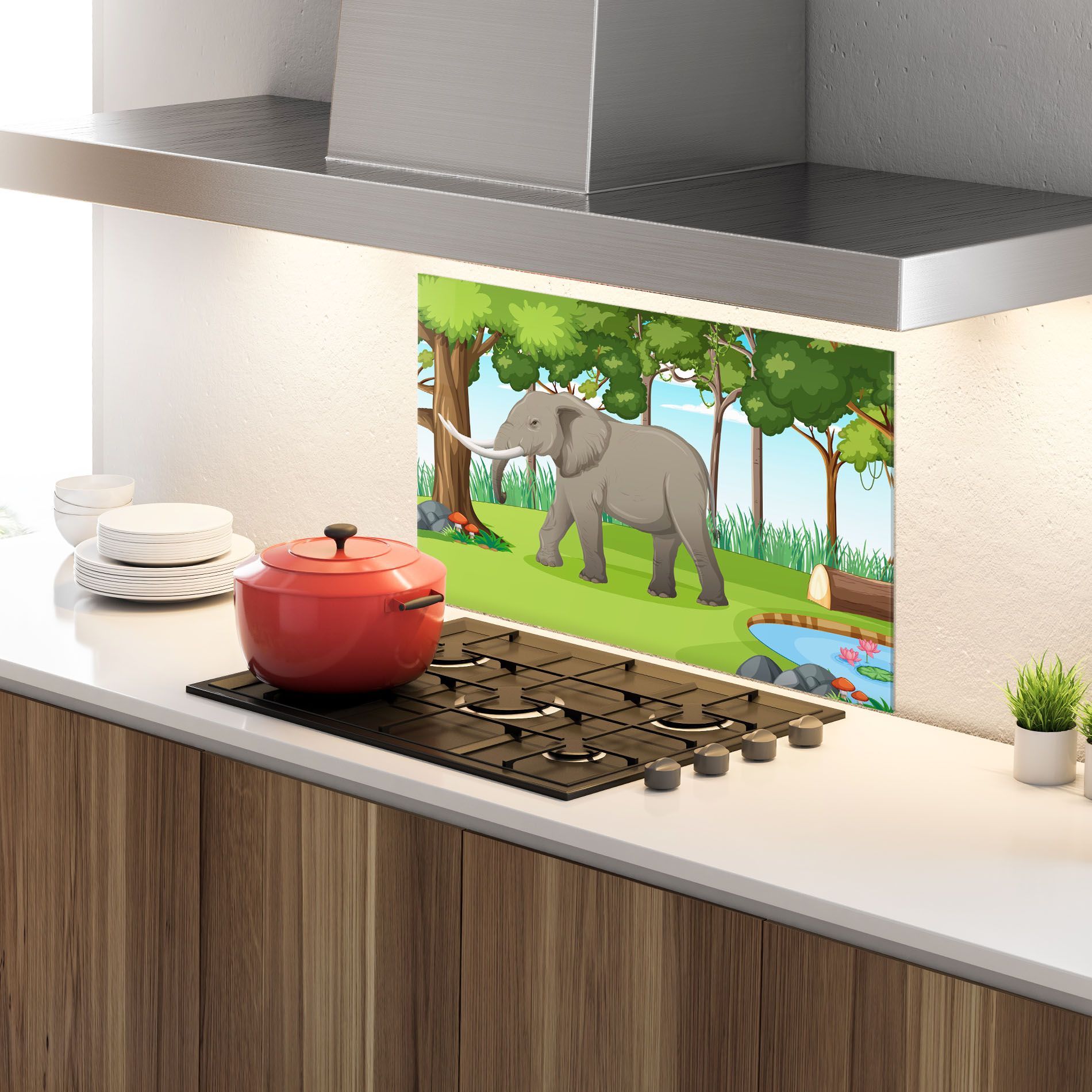 Animated Elephant mockup 4