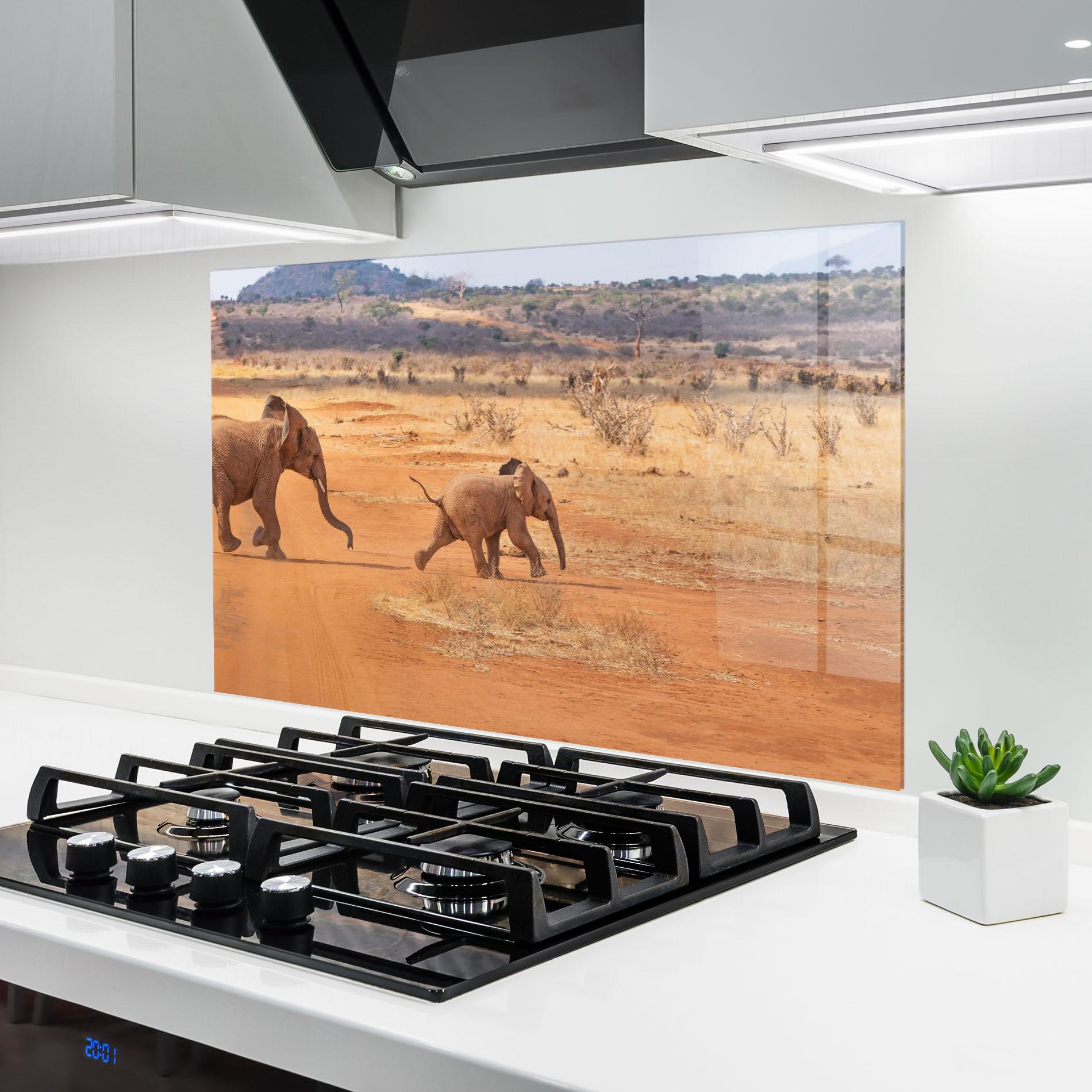 Стъклен панел за кухня Desert Safari mockup 6