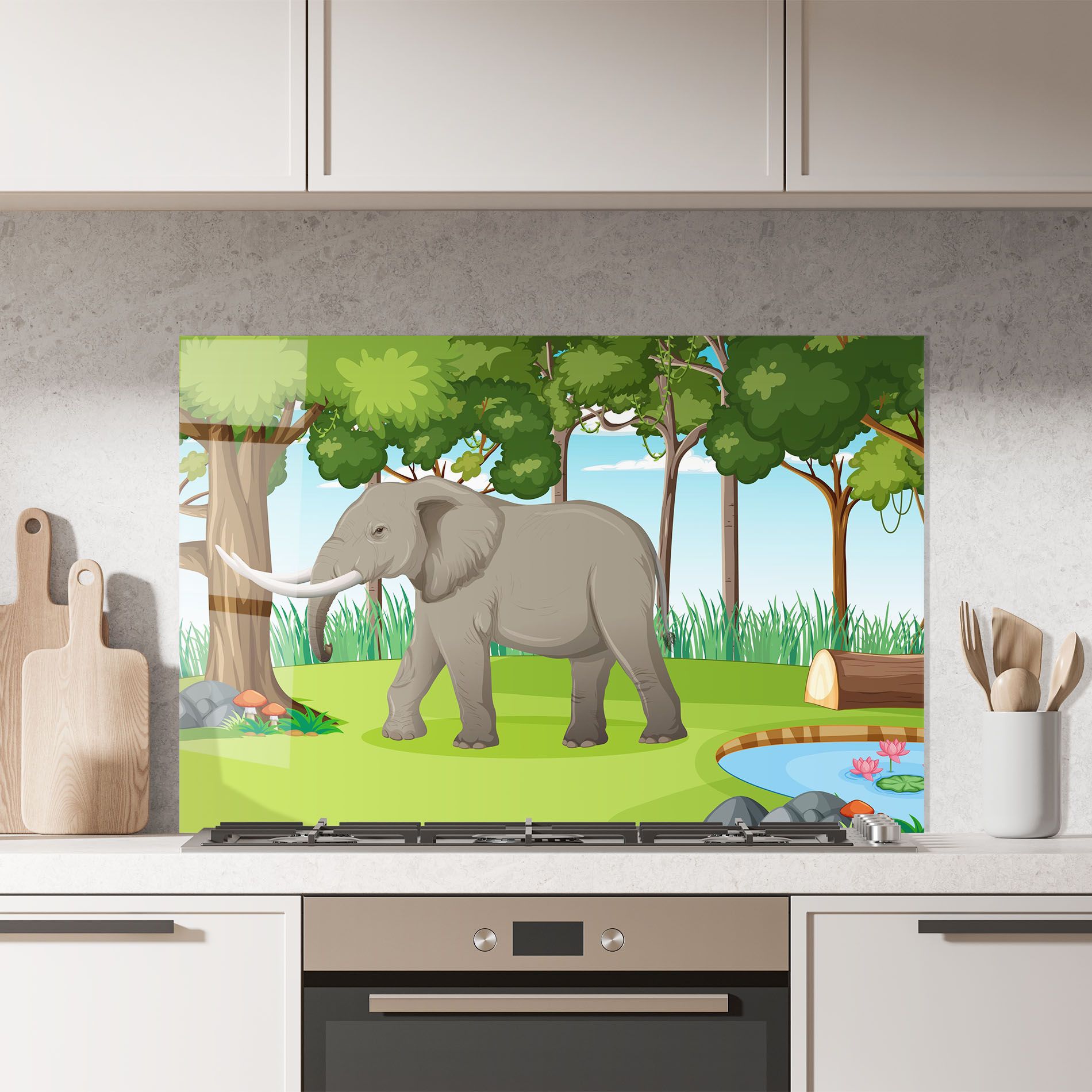 Animated Elephant mockup 7