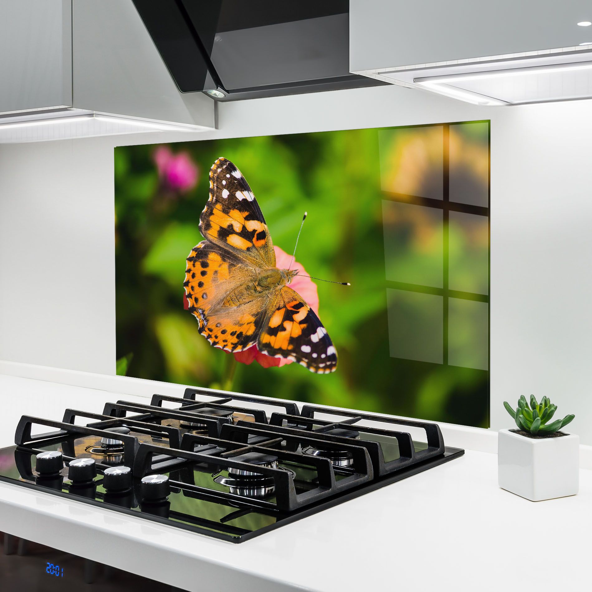 Butterfly On Flower mockup 6