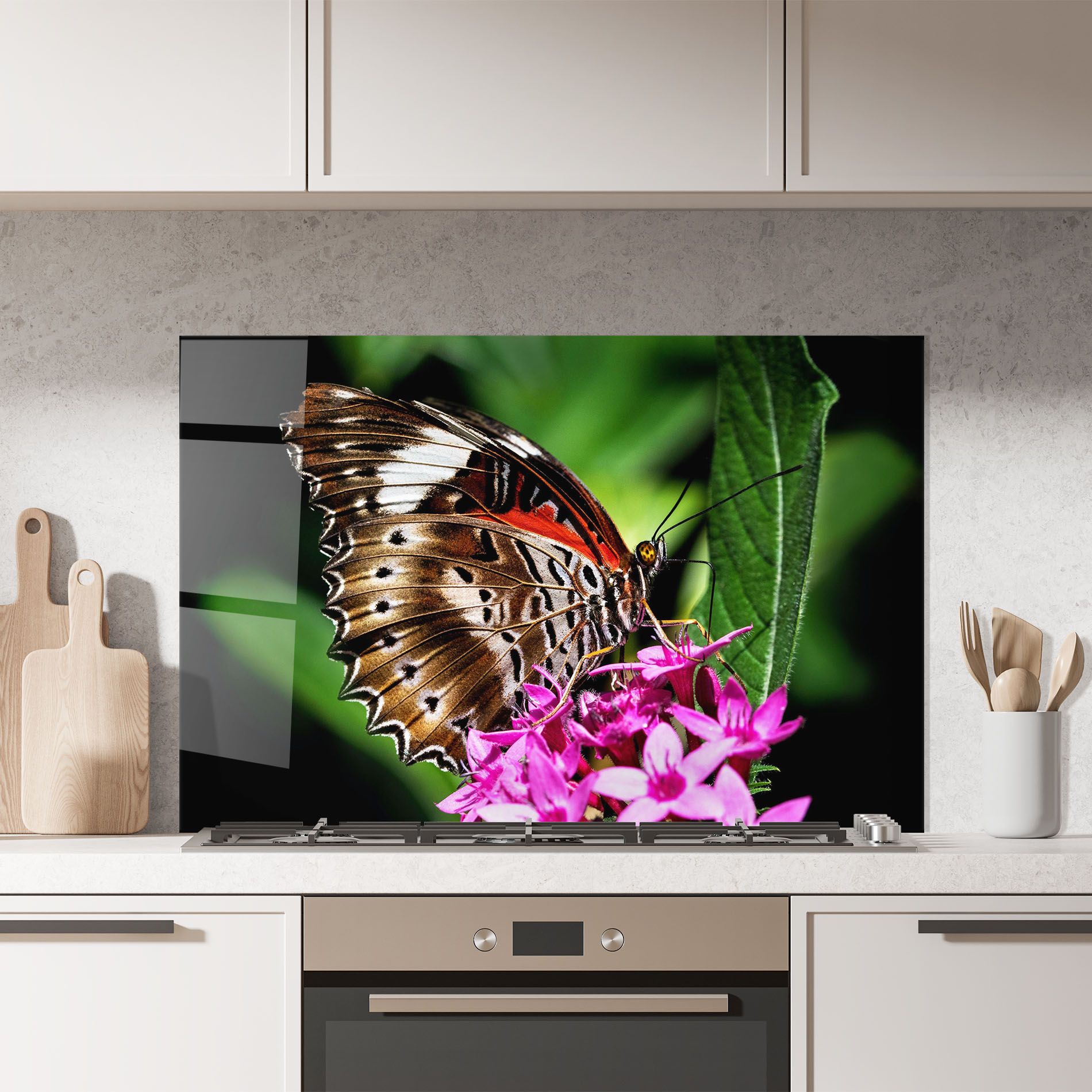 Brown Red Butterfly mockup 7