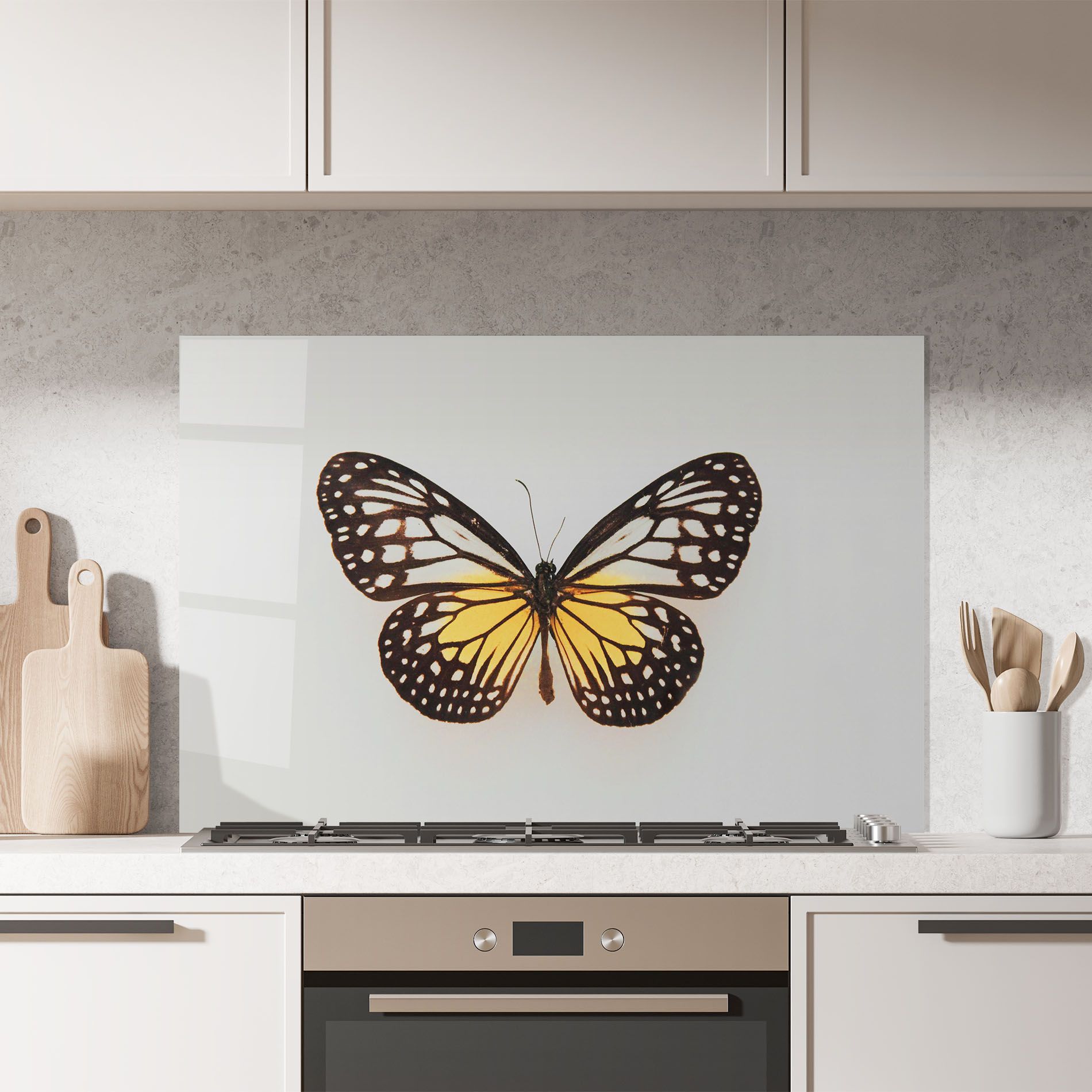 Butterfly On Grey mockup 7