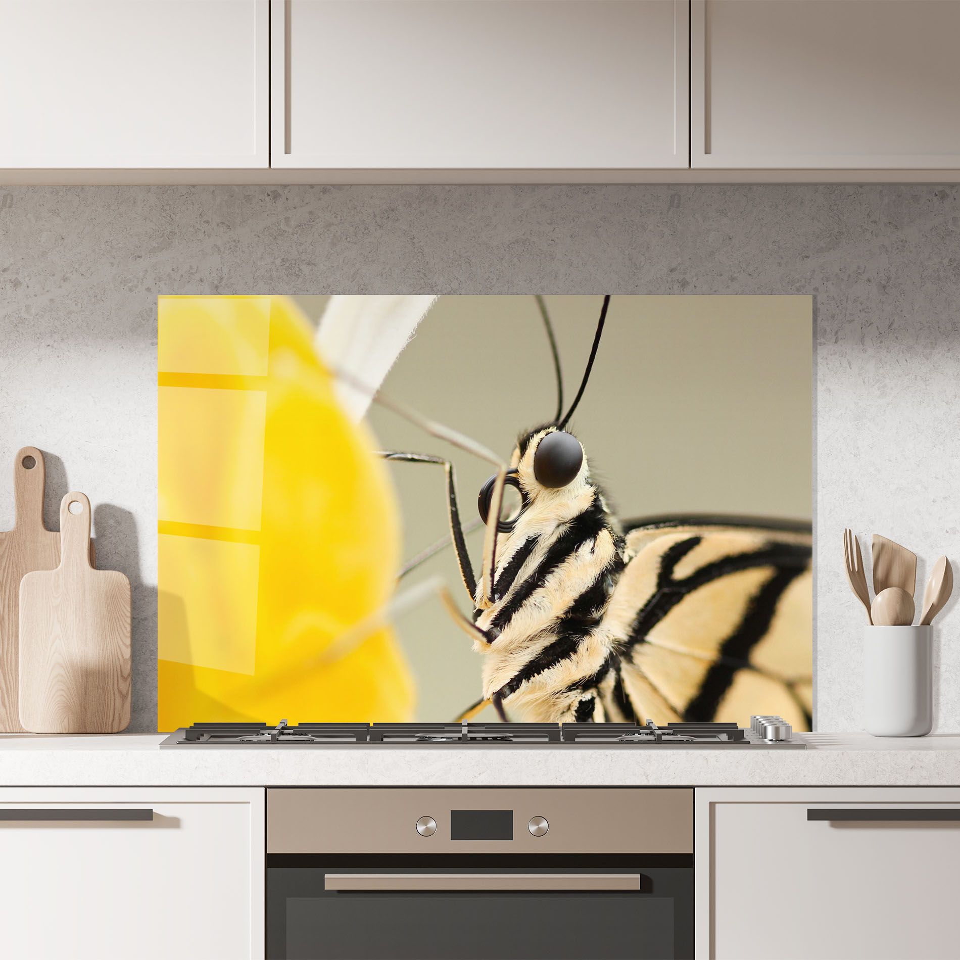 Close Up Cream Butterfly mockup 7