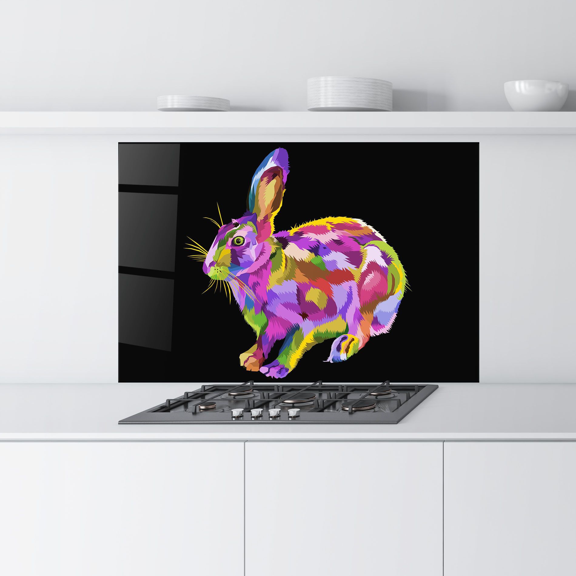 Colorful Bunny mockup 9