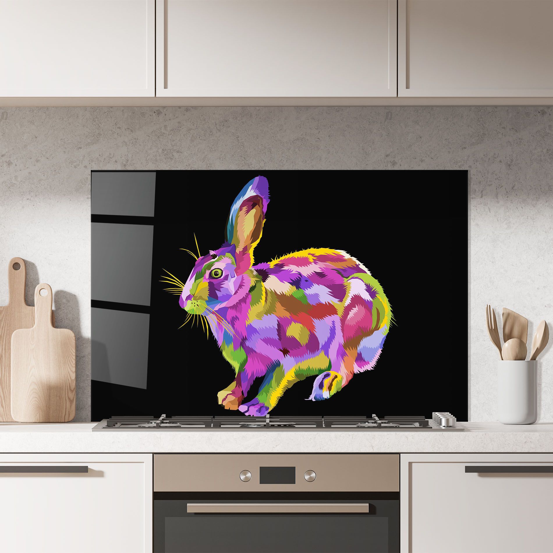 Colorful Bunny mockup 7