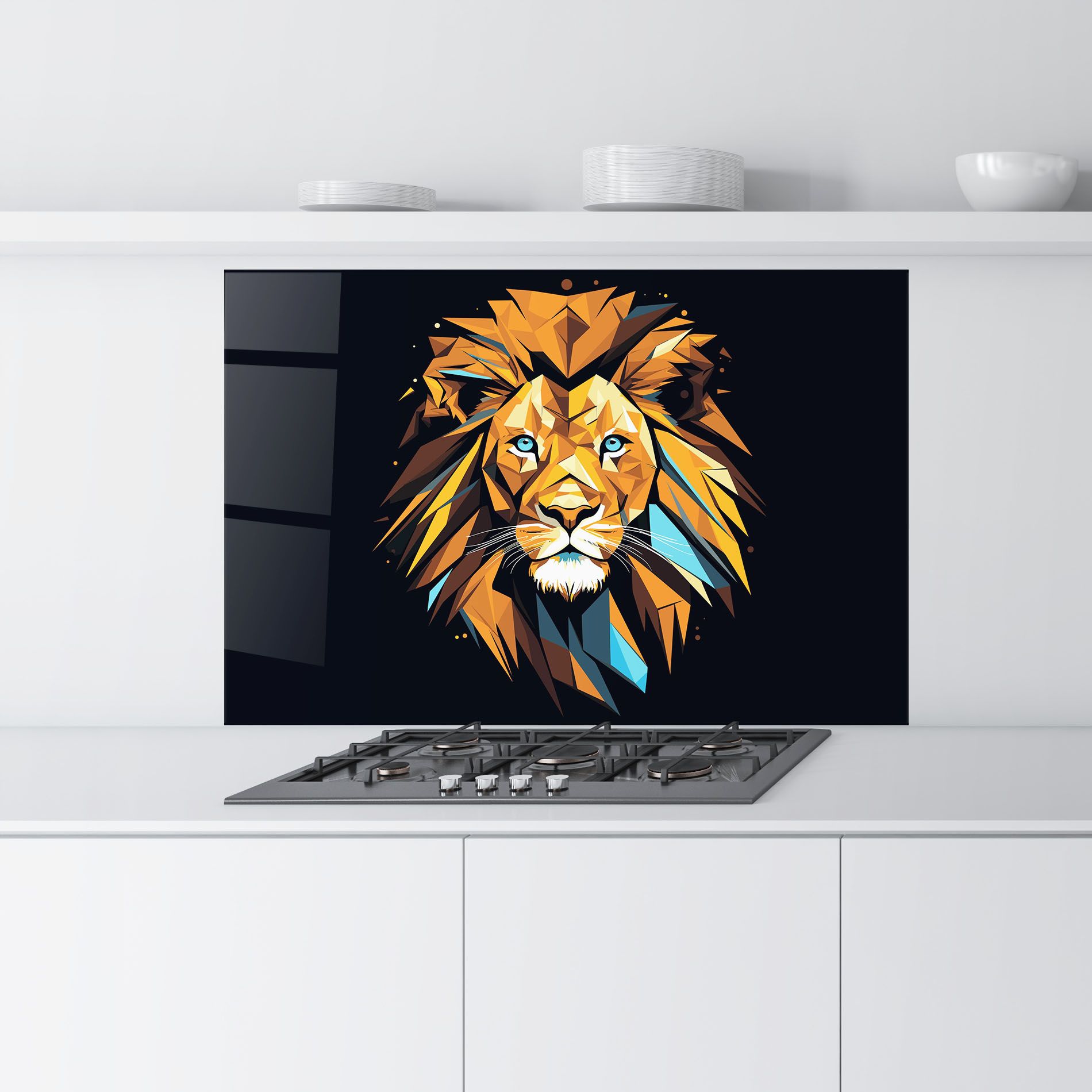 Pop Art Lion mockup 9