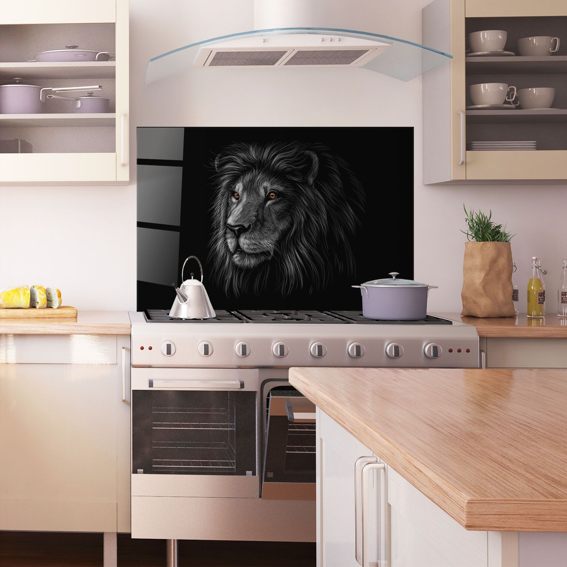 Lion In Shadow mockup 1