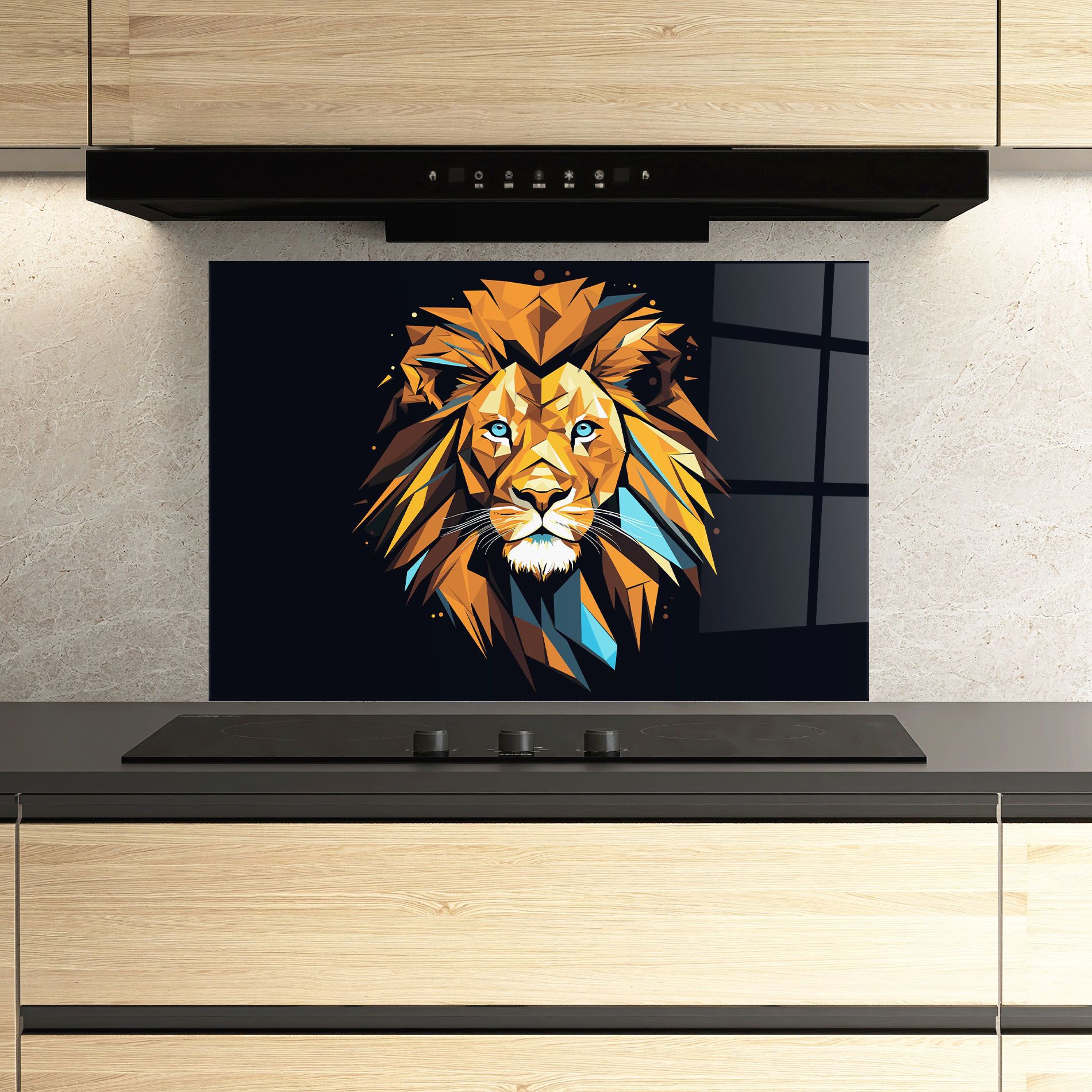 Pop Art Lion mockup 3