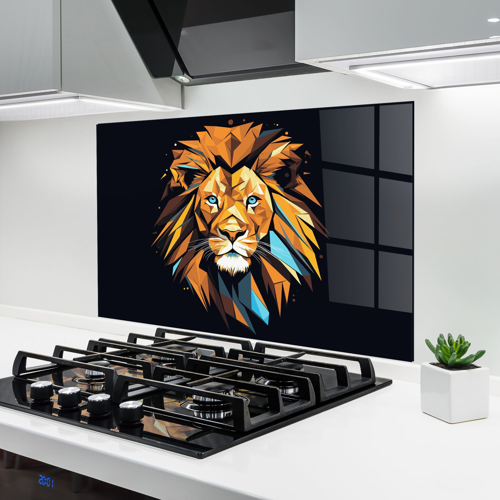 Pop Art Lion mockup 6