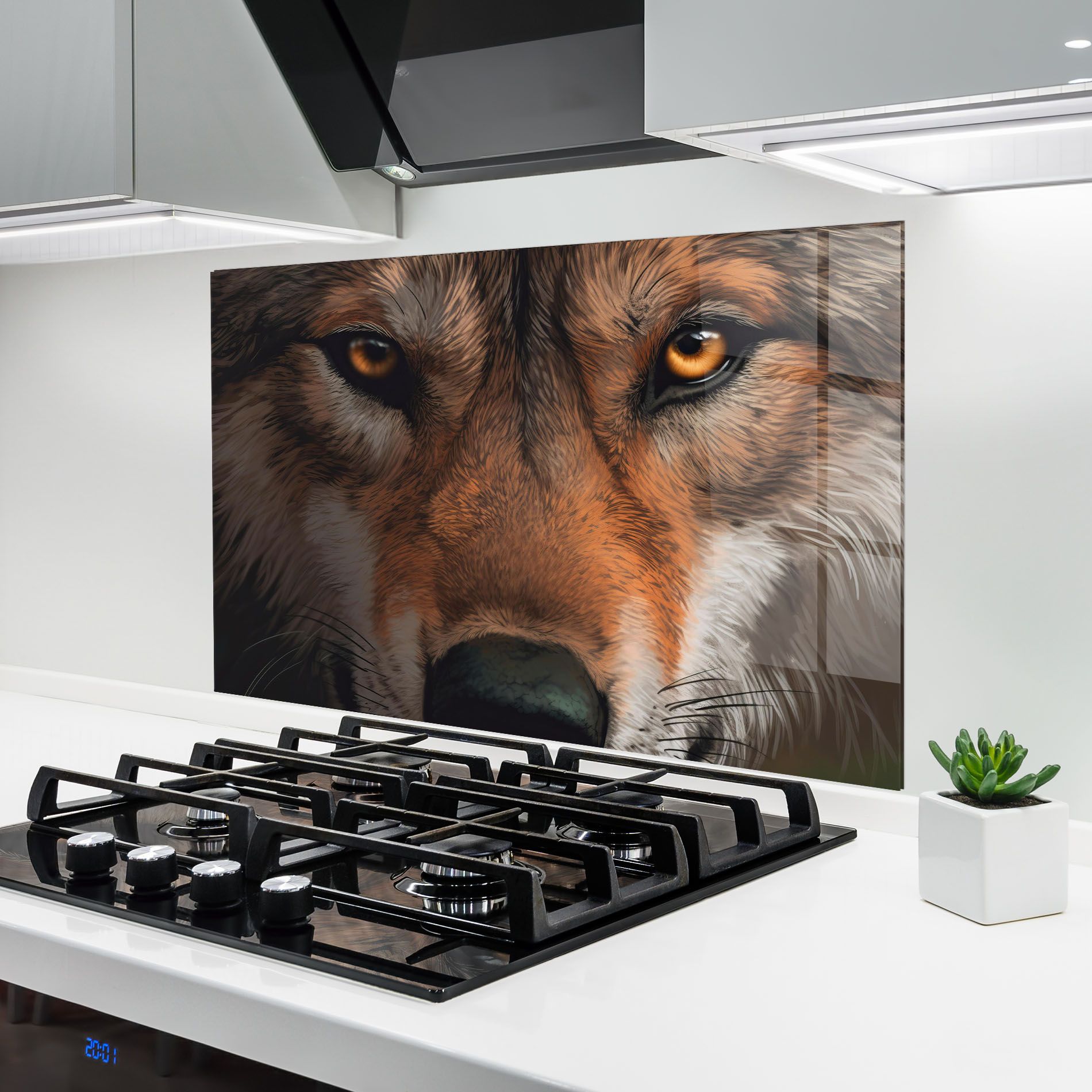 Close Up Wolf Eyes mockup 6