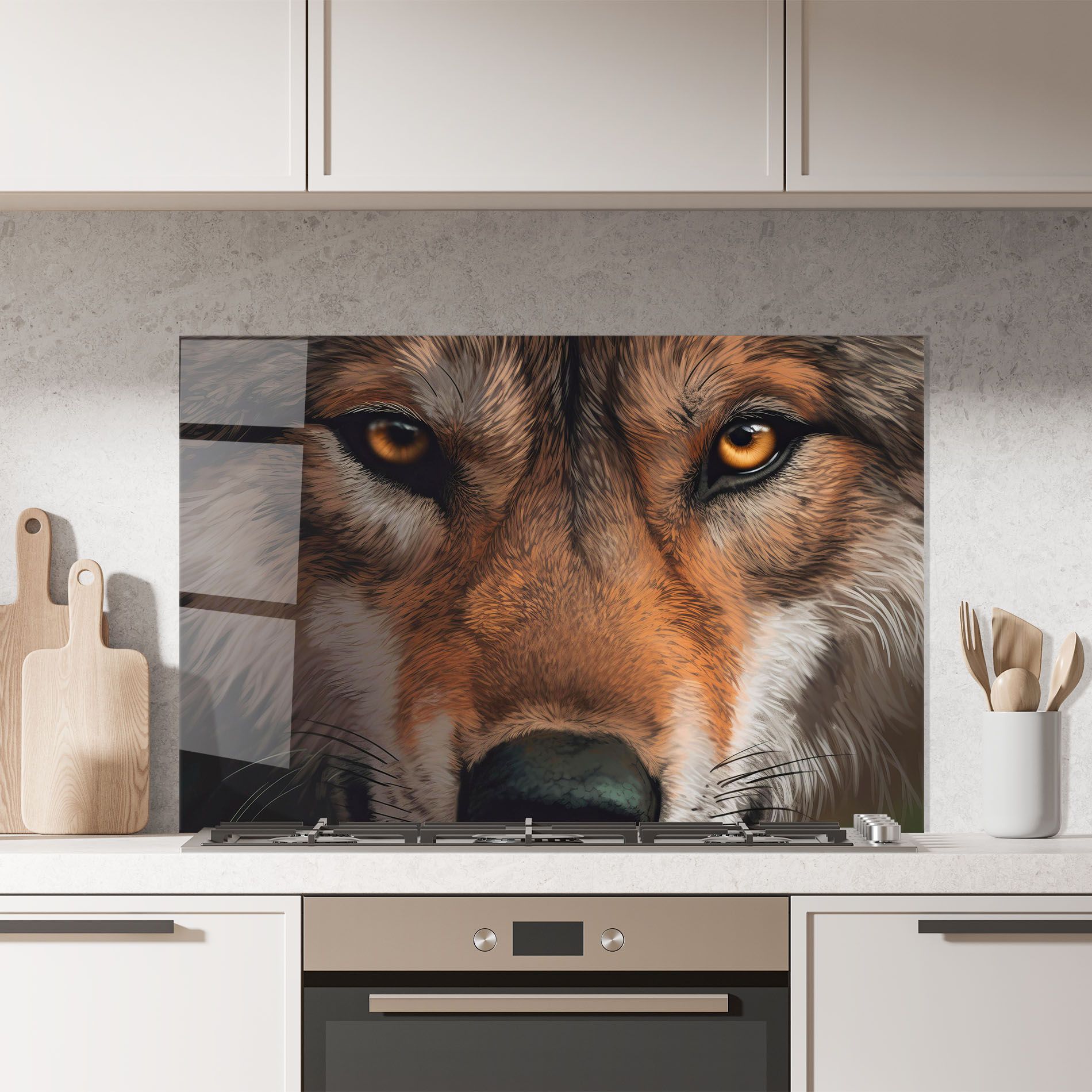 Close Up Wolf Eyes mockup 7