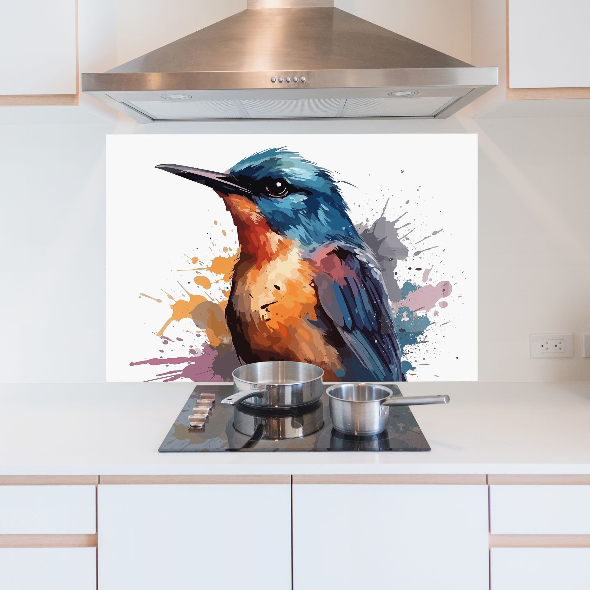 Brush Style Bird mockup 5