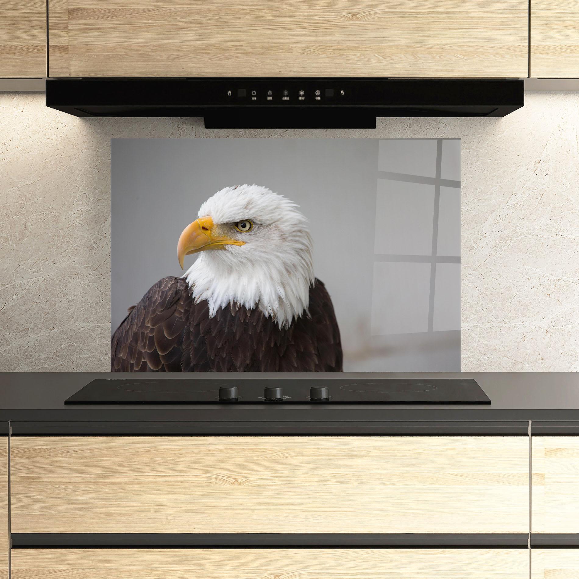 Стъклен панел за кухня Beautiful Eagle mockup 3