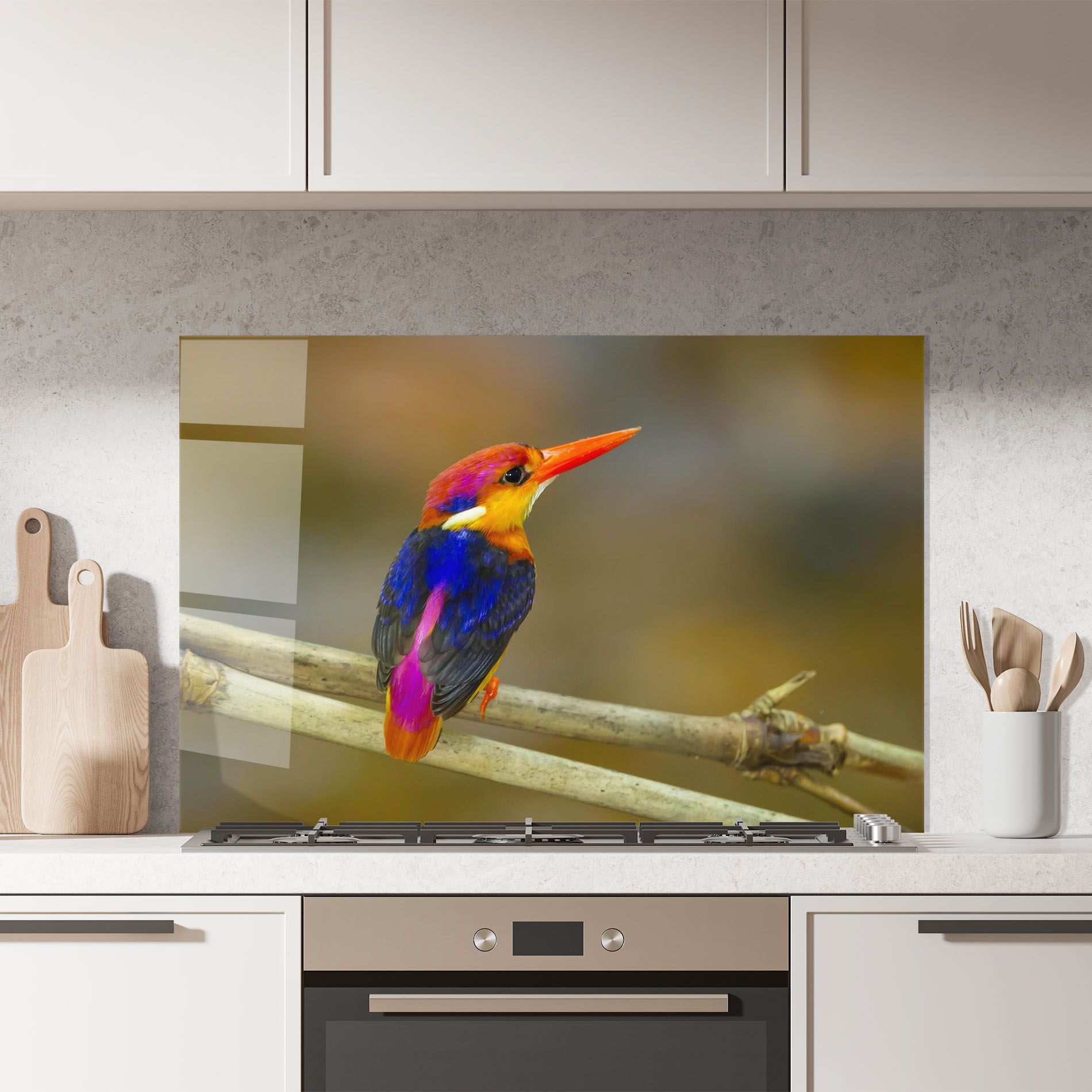 Colorful Bird mockup 7