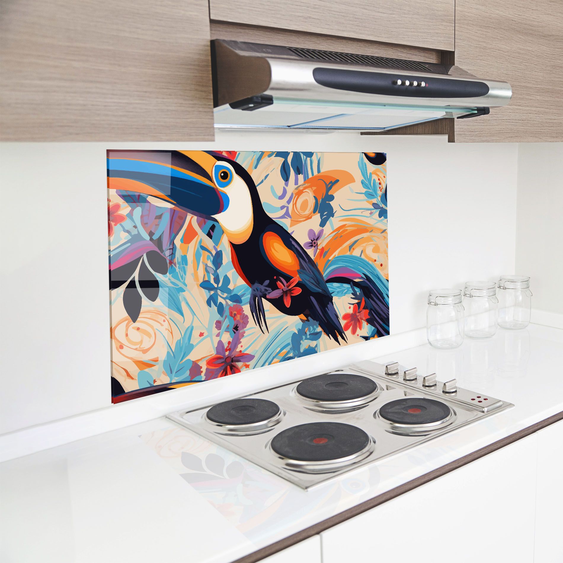 Colorful Toucan mockup 8