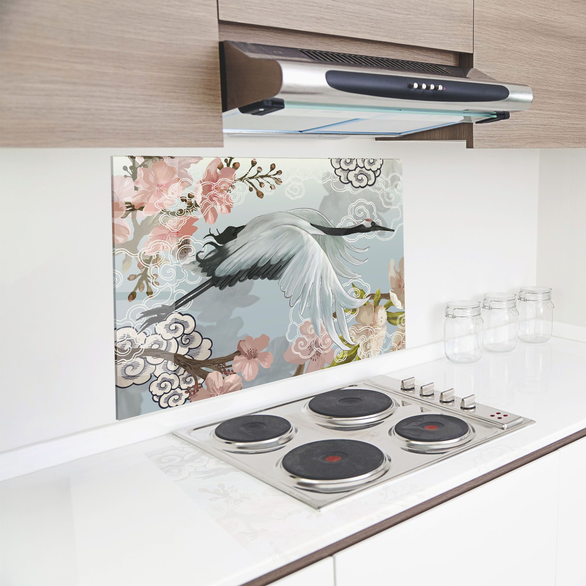 Japanese Crane mockup 8