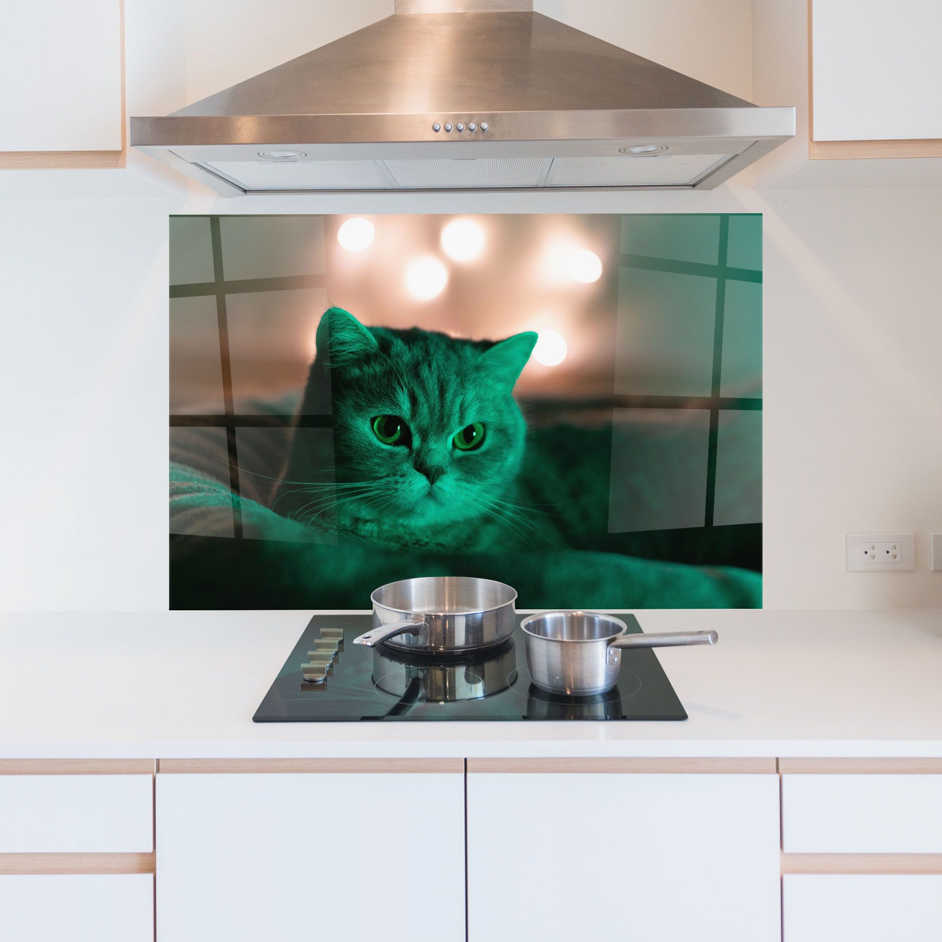 Green Light Cat mockup 5
