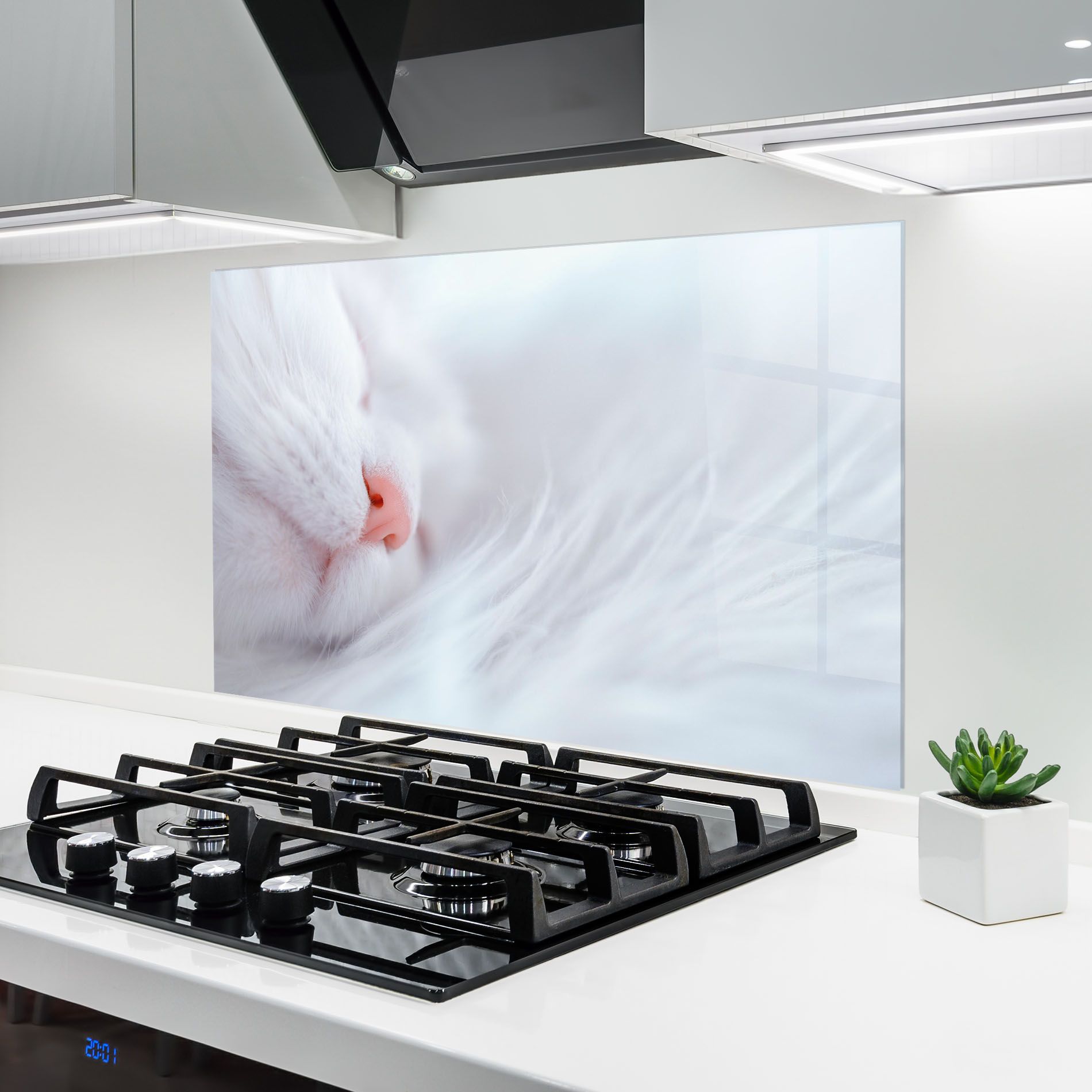 Dreamy White Cat mockup 6