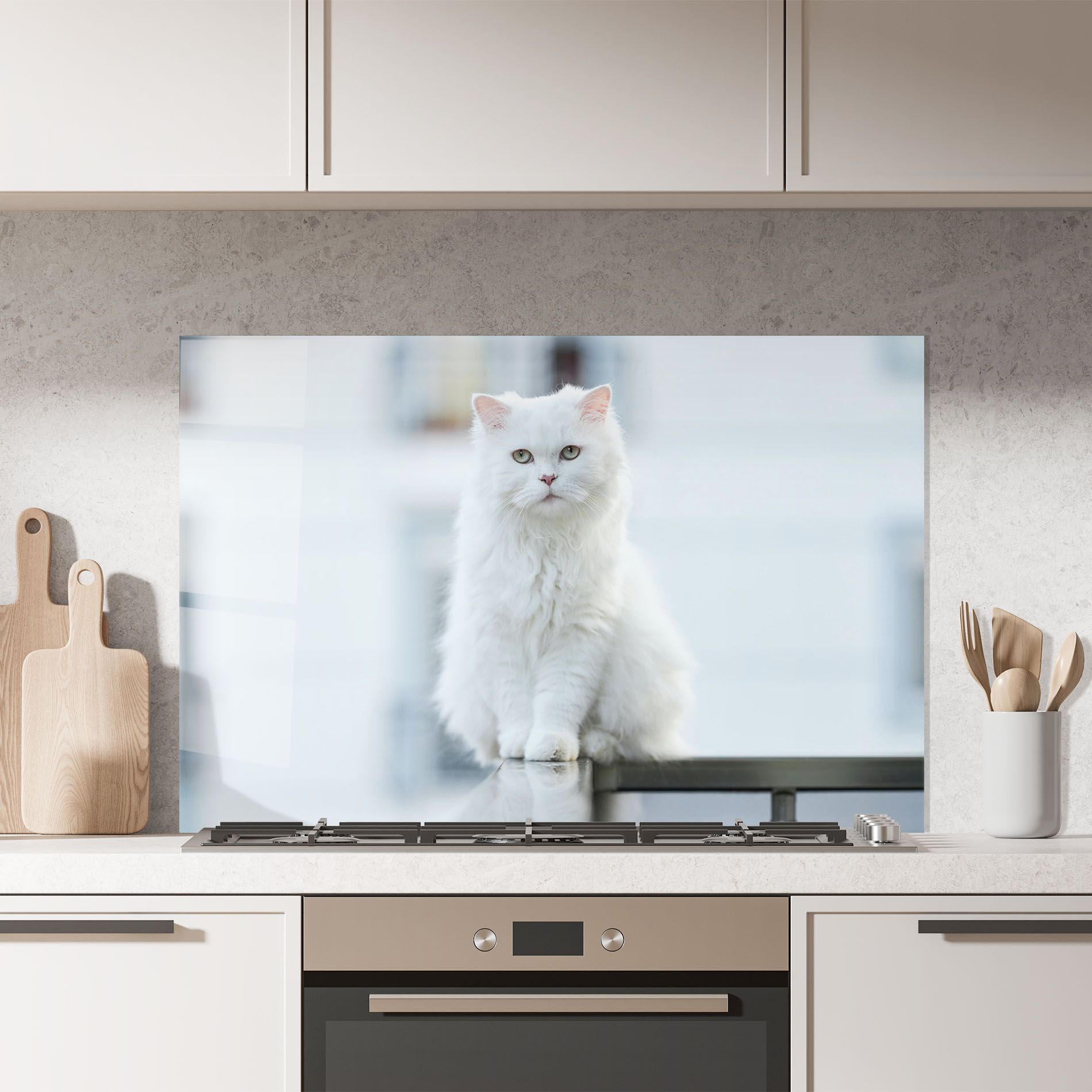 Big White Cat mockup 7