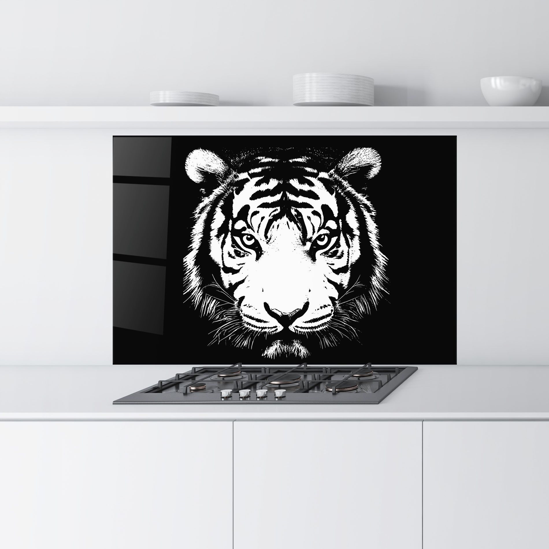 White Head Tiger mockup 9