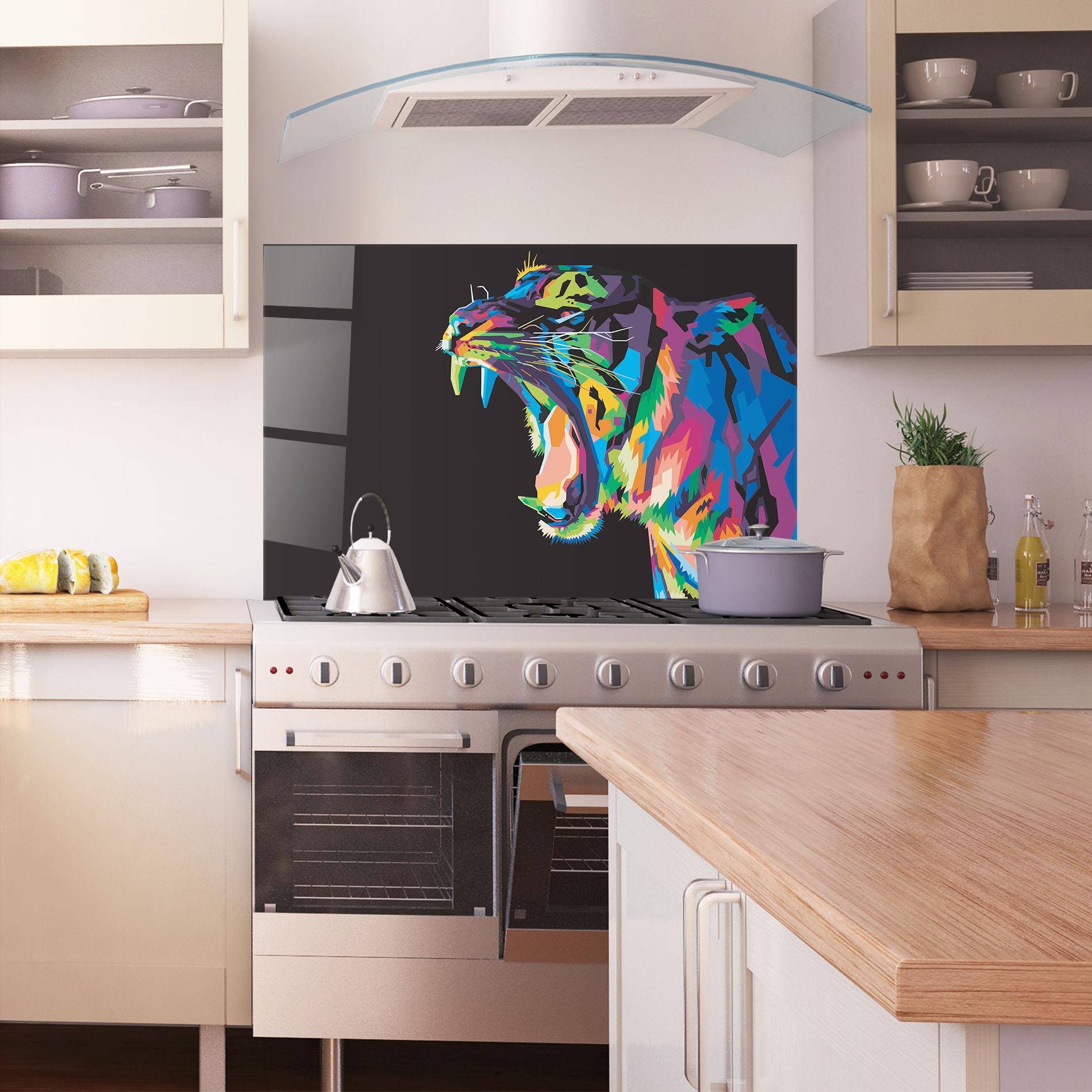 Стъклен панел за кухня Ready To Eat mockup 1