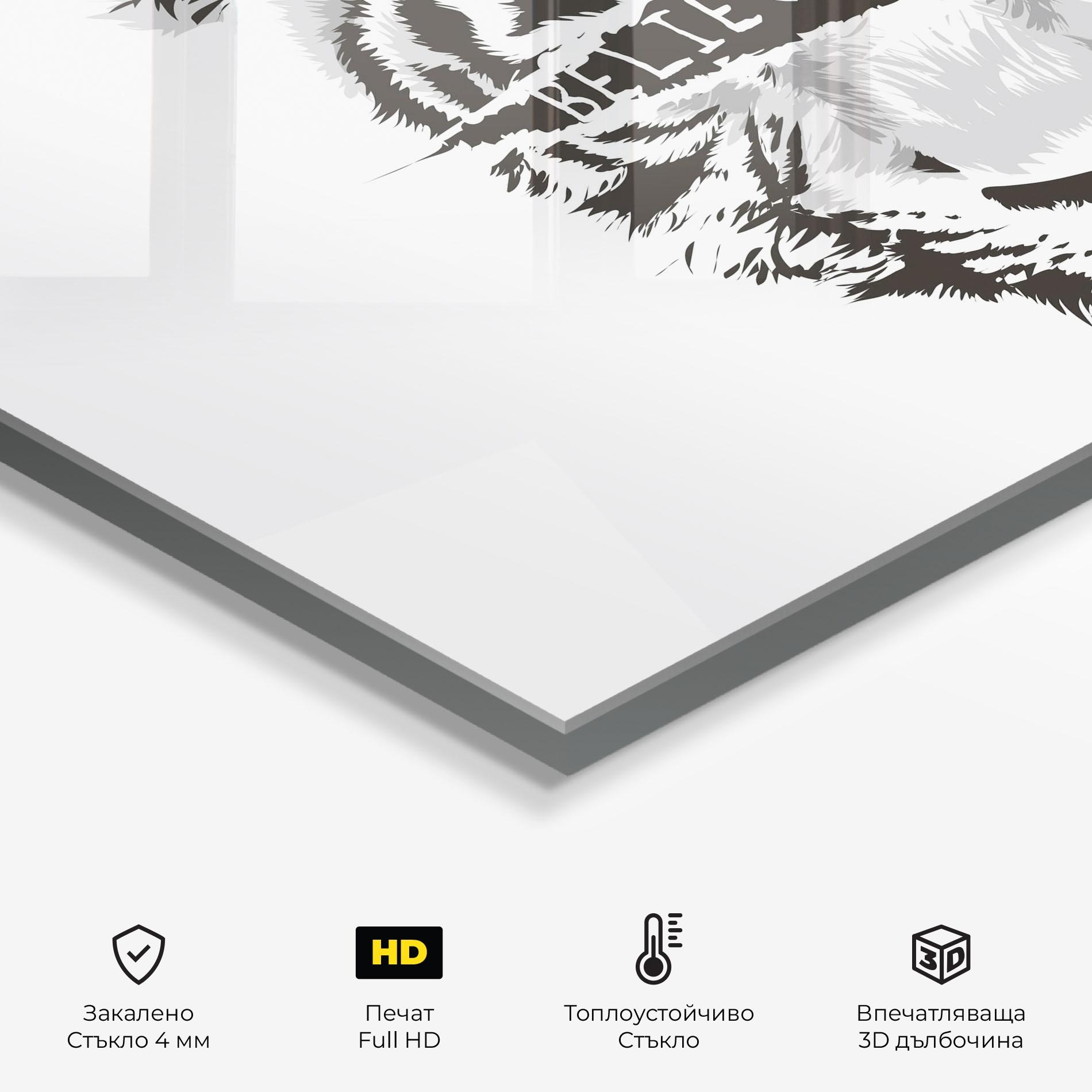 Стъклен панел за кухня Belive In Your Power mockup 2