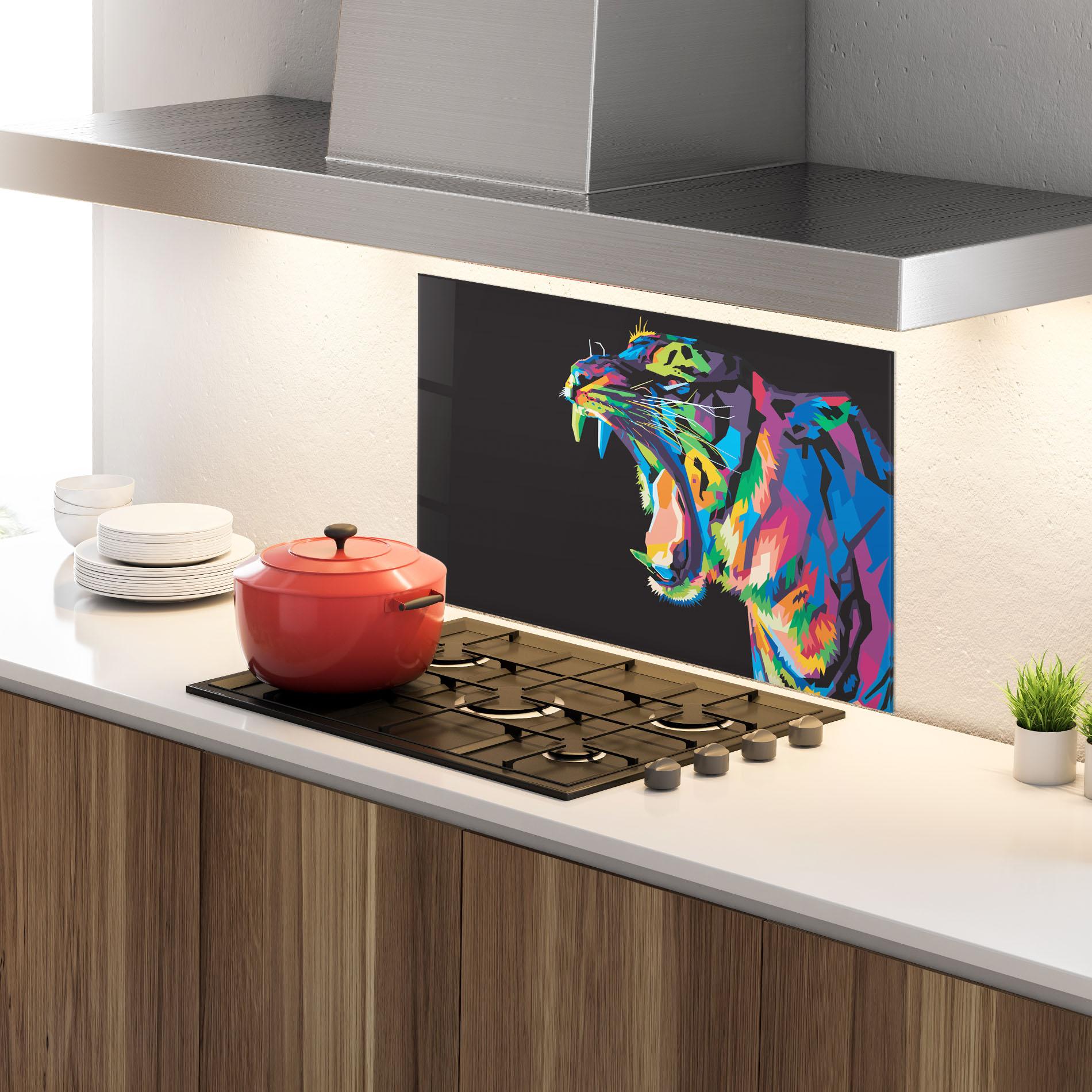 Стъклен панел за кухня Ready To Eat mockup 4