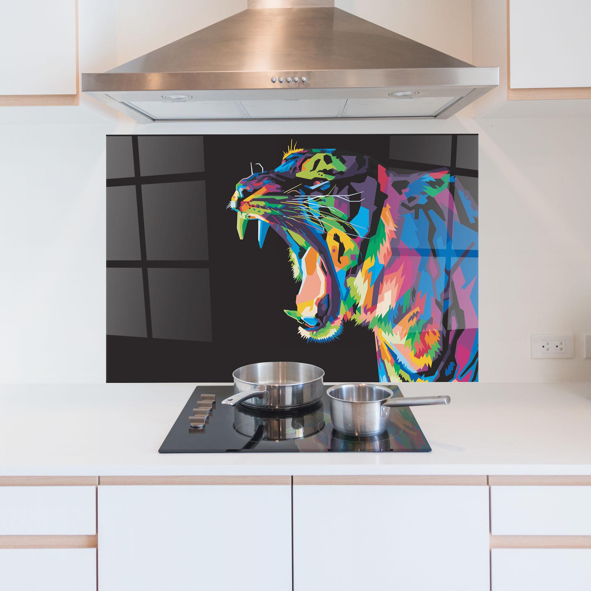 Стъклен панел за кухня Ready To Eat mockup 5