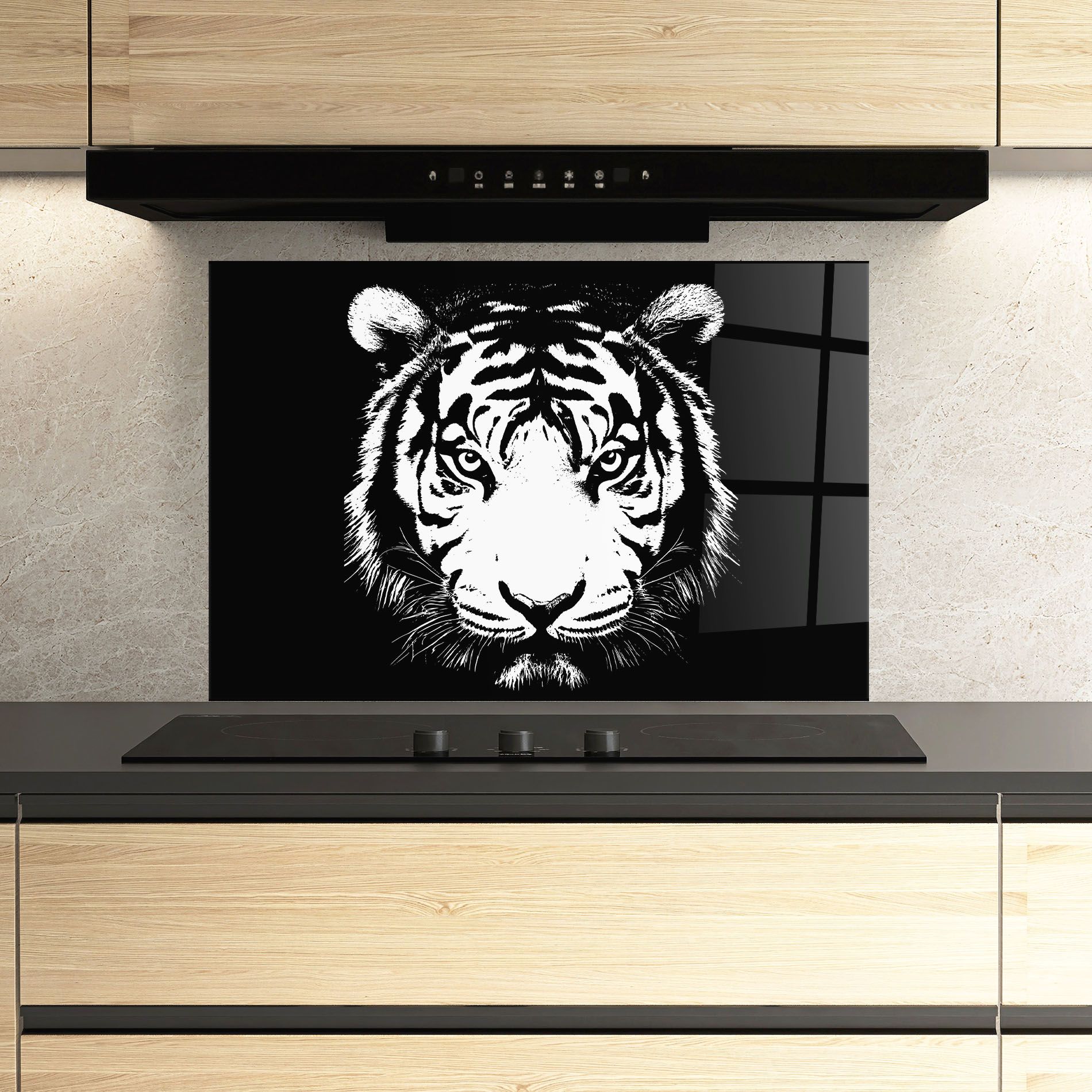 White Head Tiger mockup 3