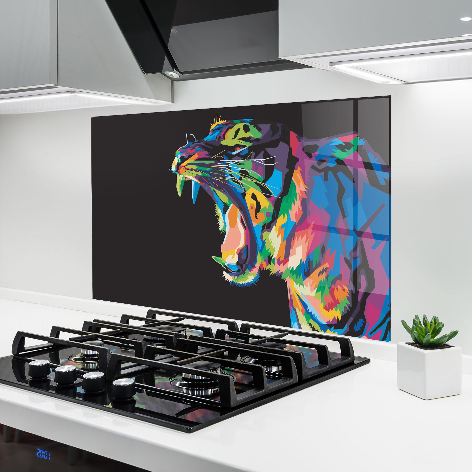 Стъклен панел за кухня Ready To Eat mockup 6