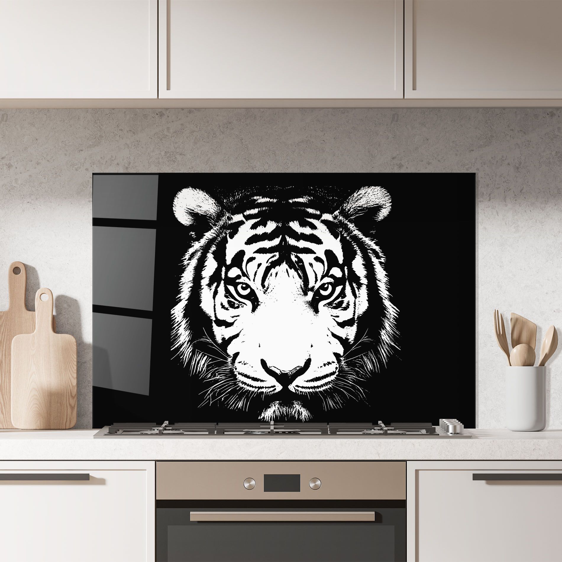 White Head Tiger mockup 7