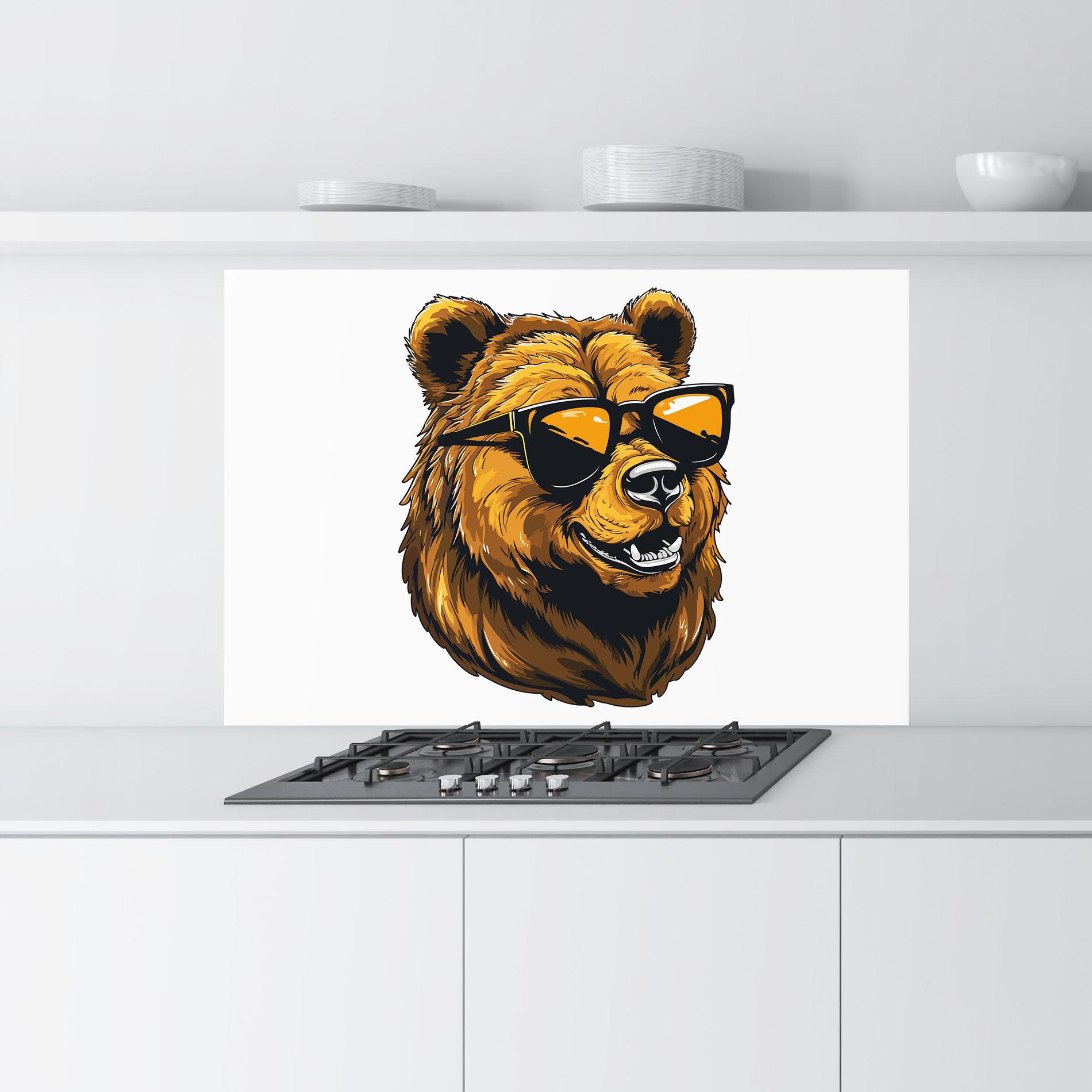 Стъклен панел за кухня Cool Glasses mockup 9