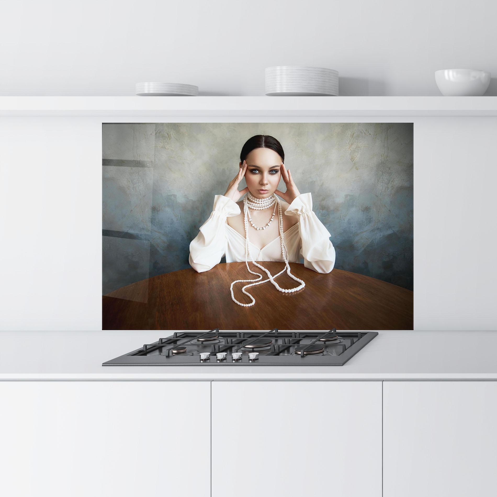 Стъклен панел за кухня Boho Clothing Necklace mockup 9