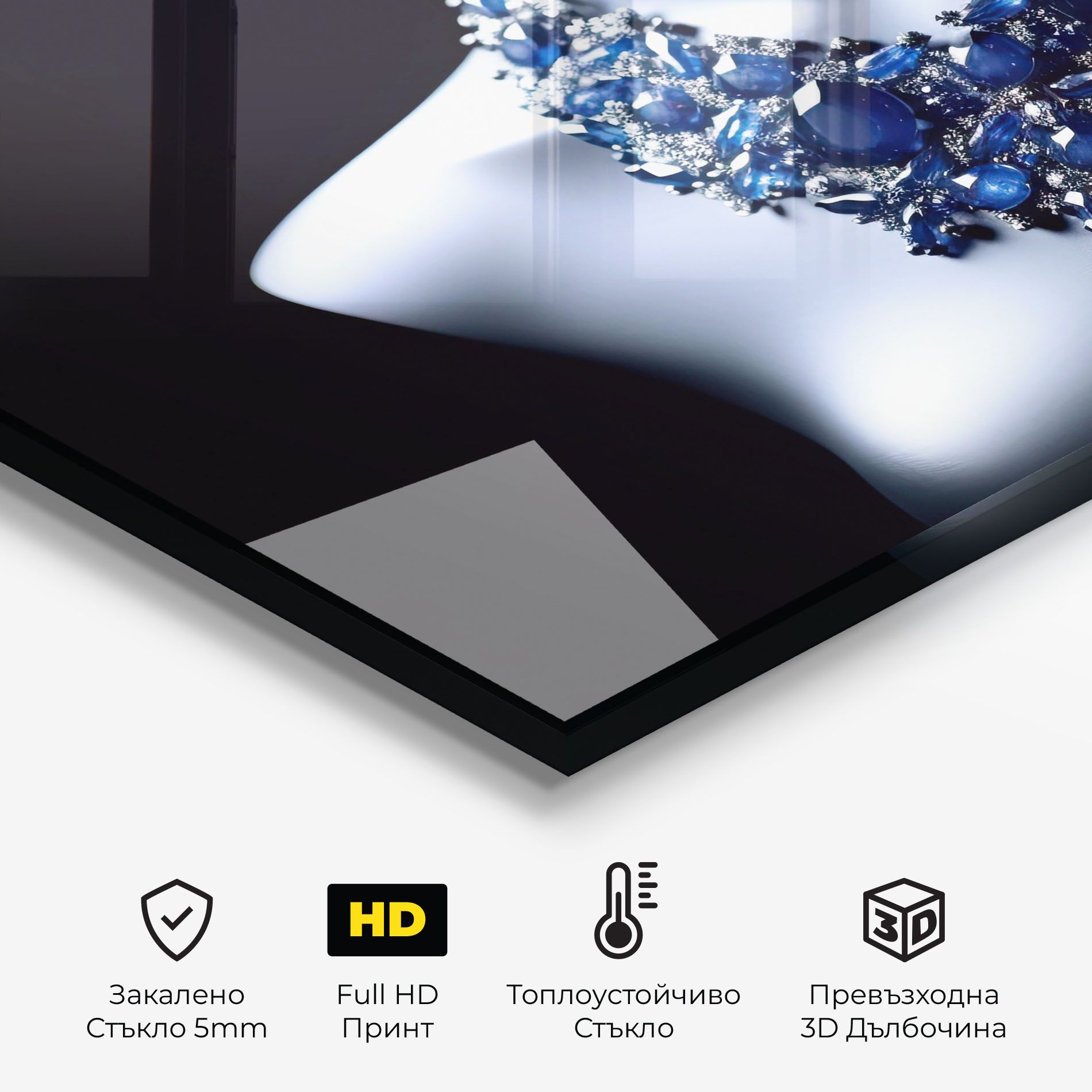 Blue Diamonds Necklace mockup 2