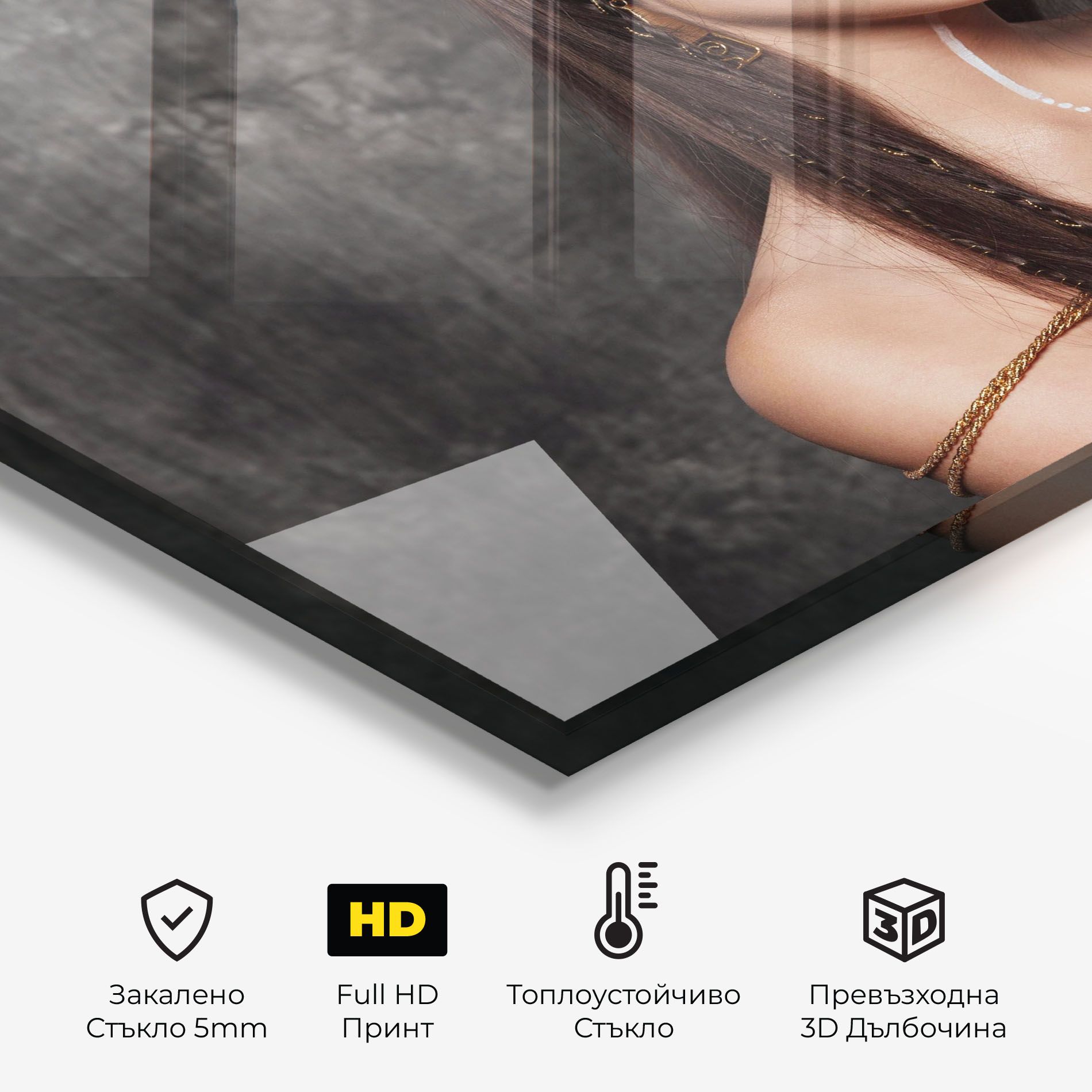 Gold Hair Accessory mockup 2