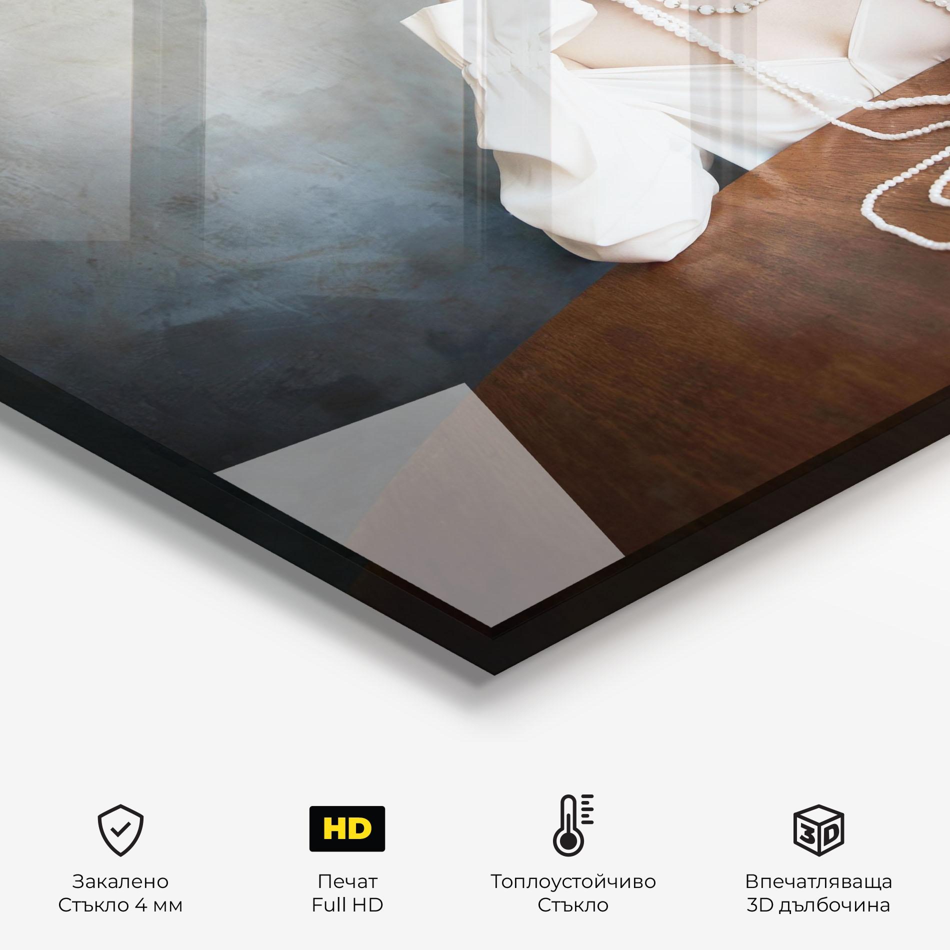 Стъклен панел за кухня Boho Clothing Necklace mockup 2