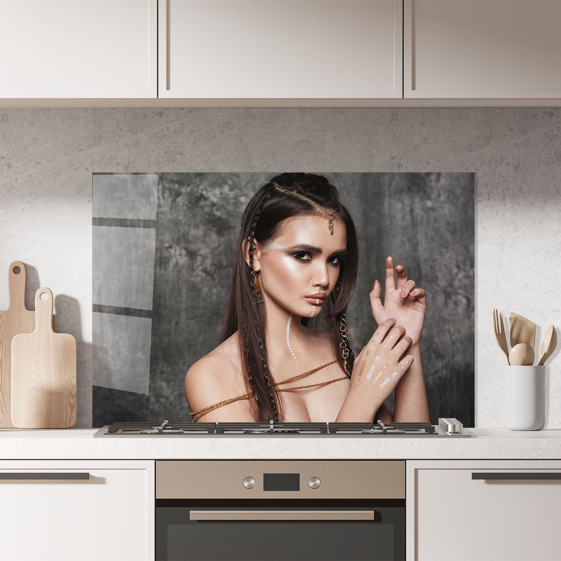 Gold Hair Accessory mockup 7