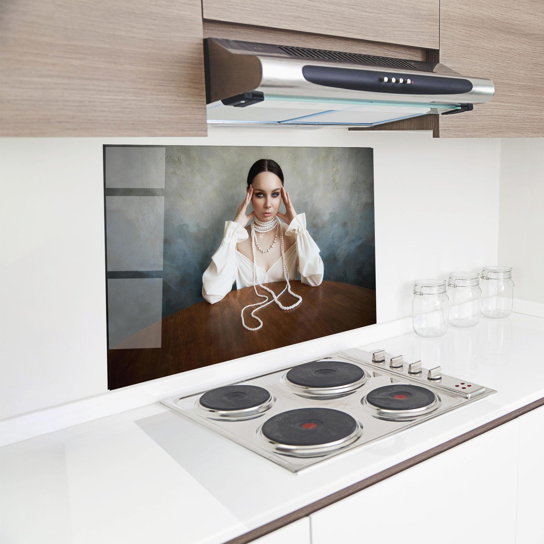 Стъклен панел за кухня Boho Clothing Necklace mockup 8