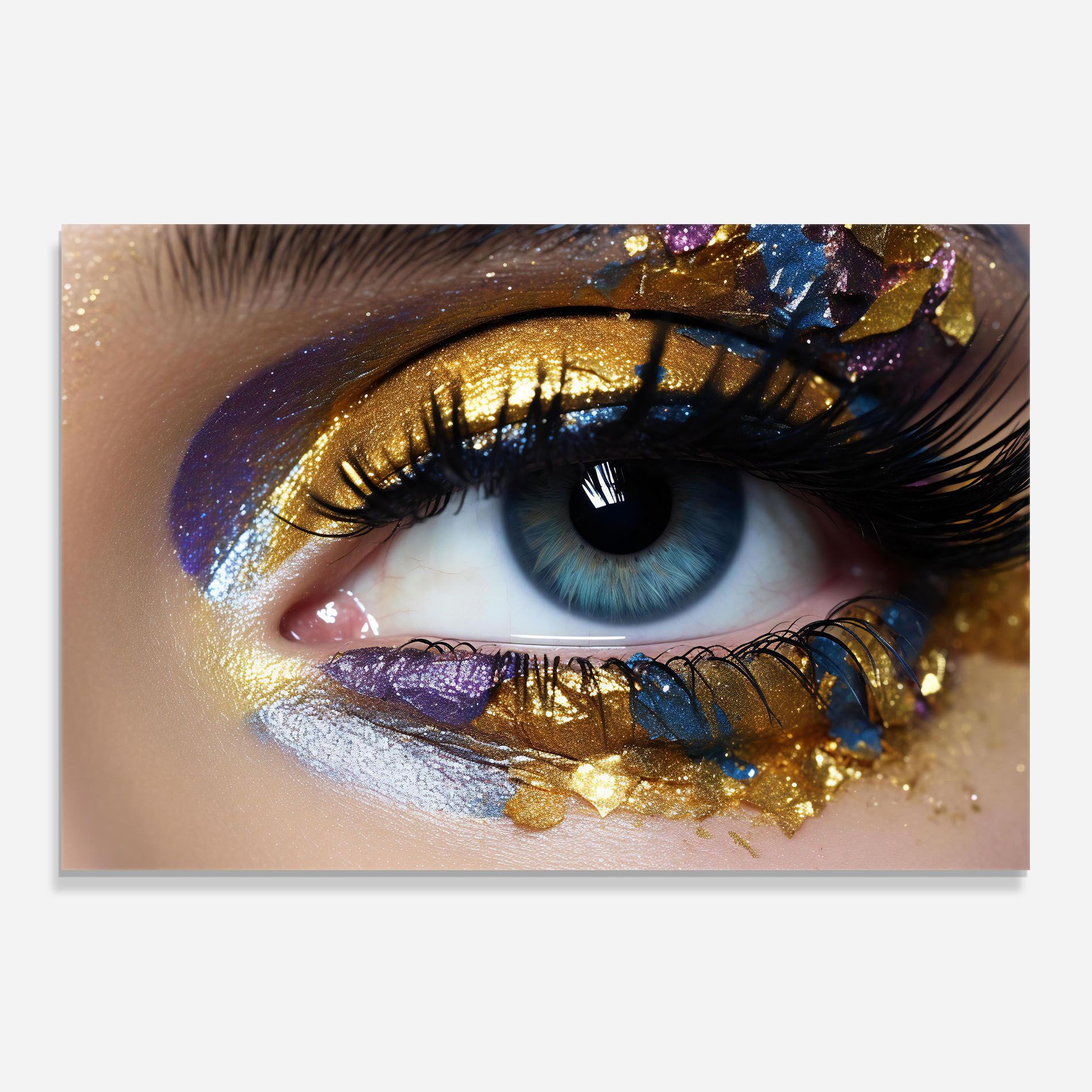 Golden Purple Make Up mockup 0