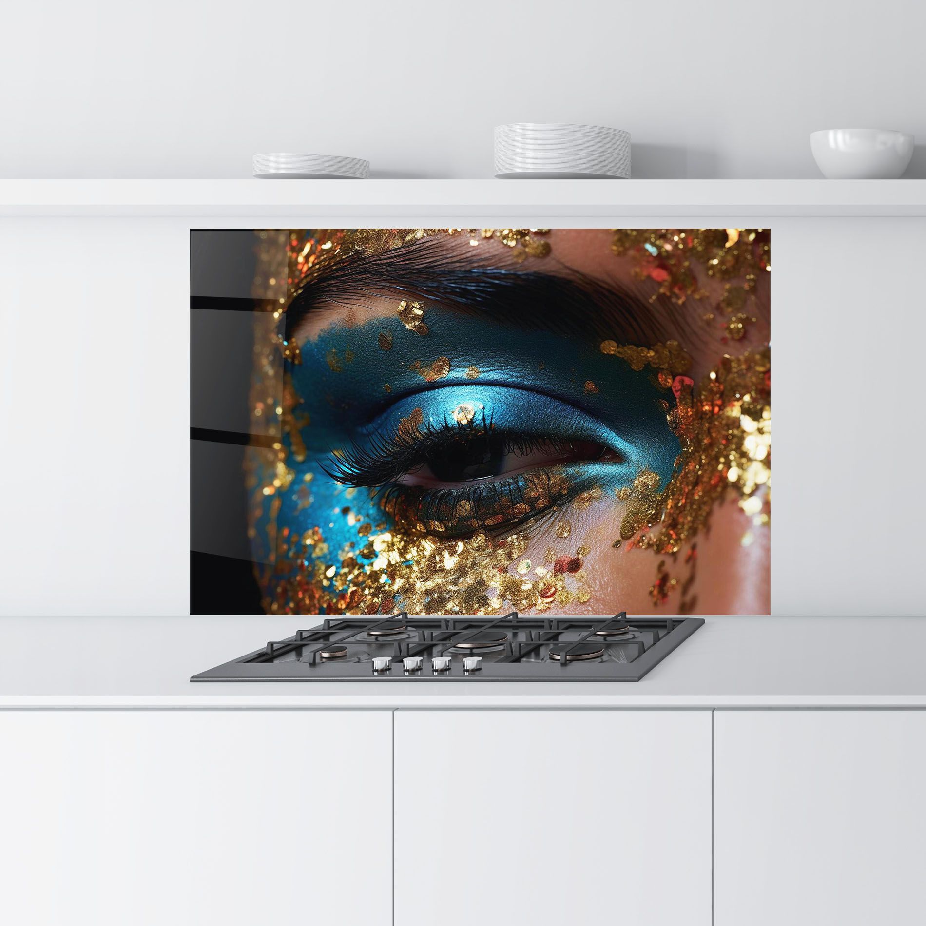 Blue Gold Glitter mockup 9