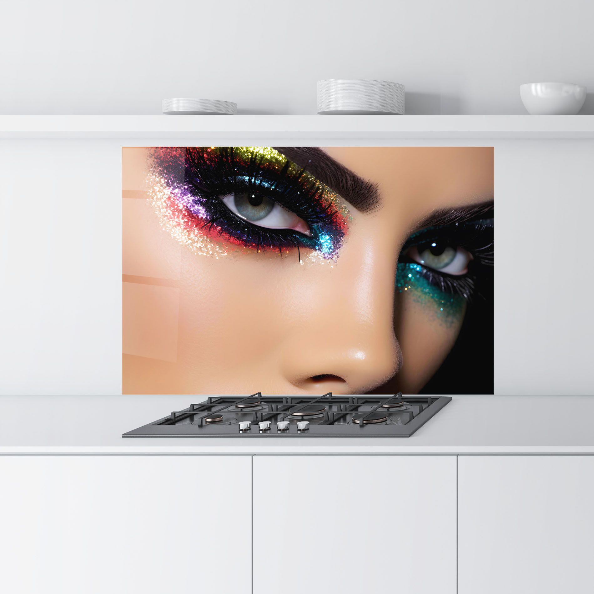 Feminine Makeup Model mockup 9