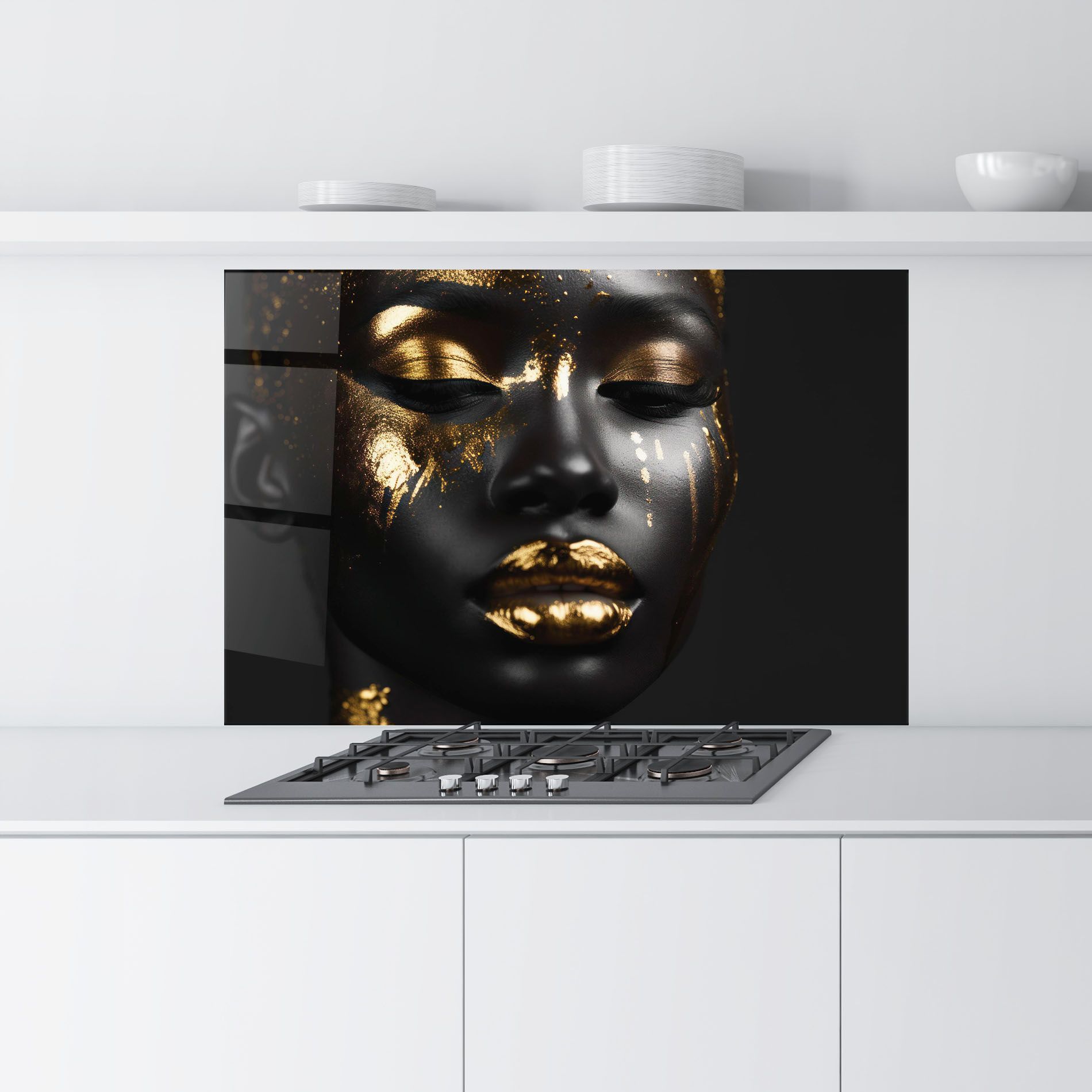 Gold Eyes Makeup mockup 9