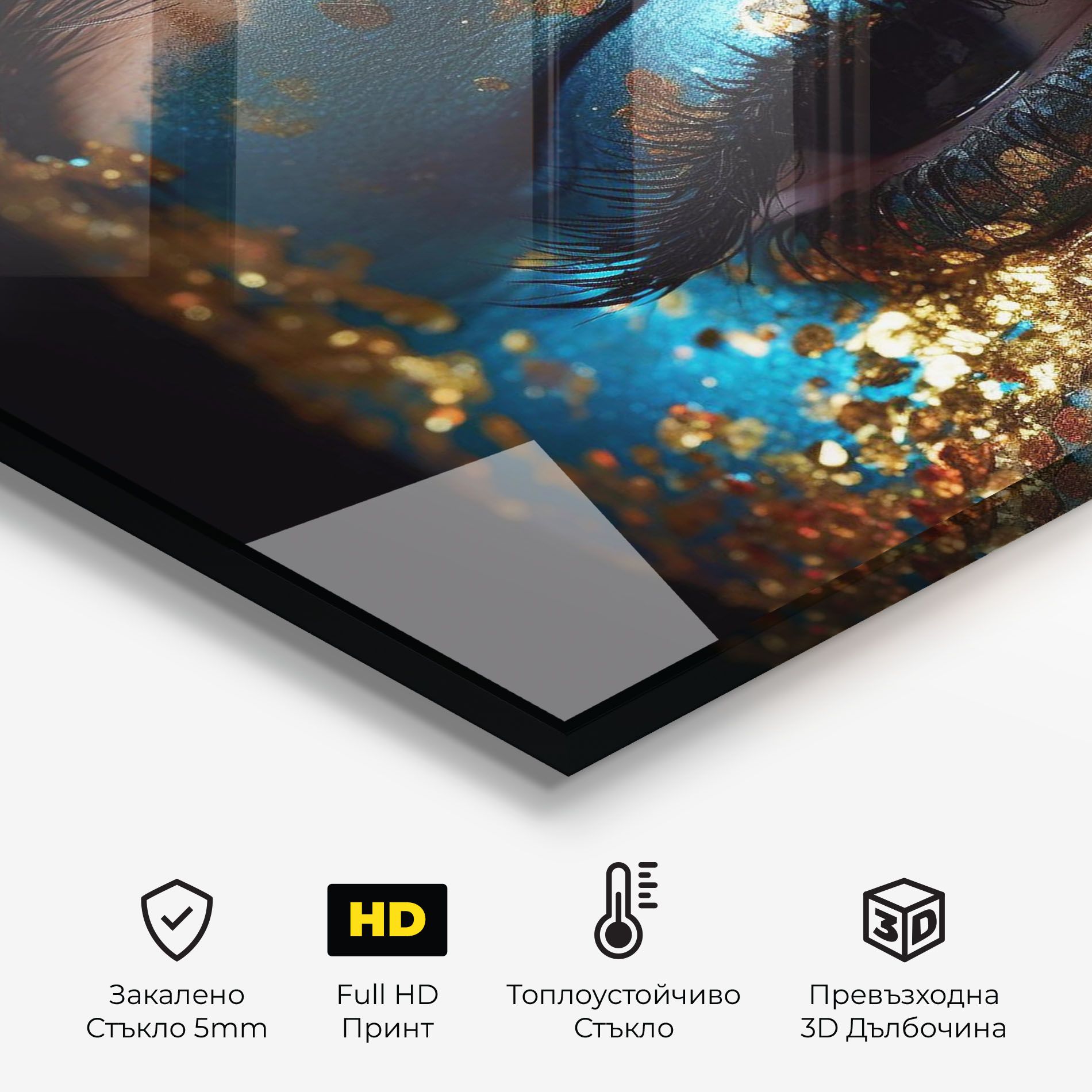 Blue Gold Glitter mockup 2