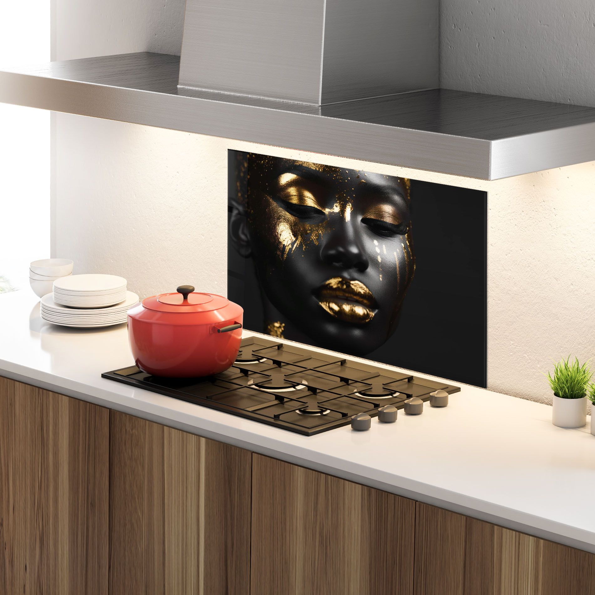 Gold Eyes Makeup mockup 4