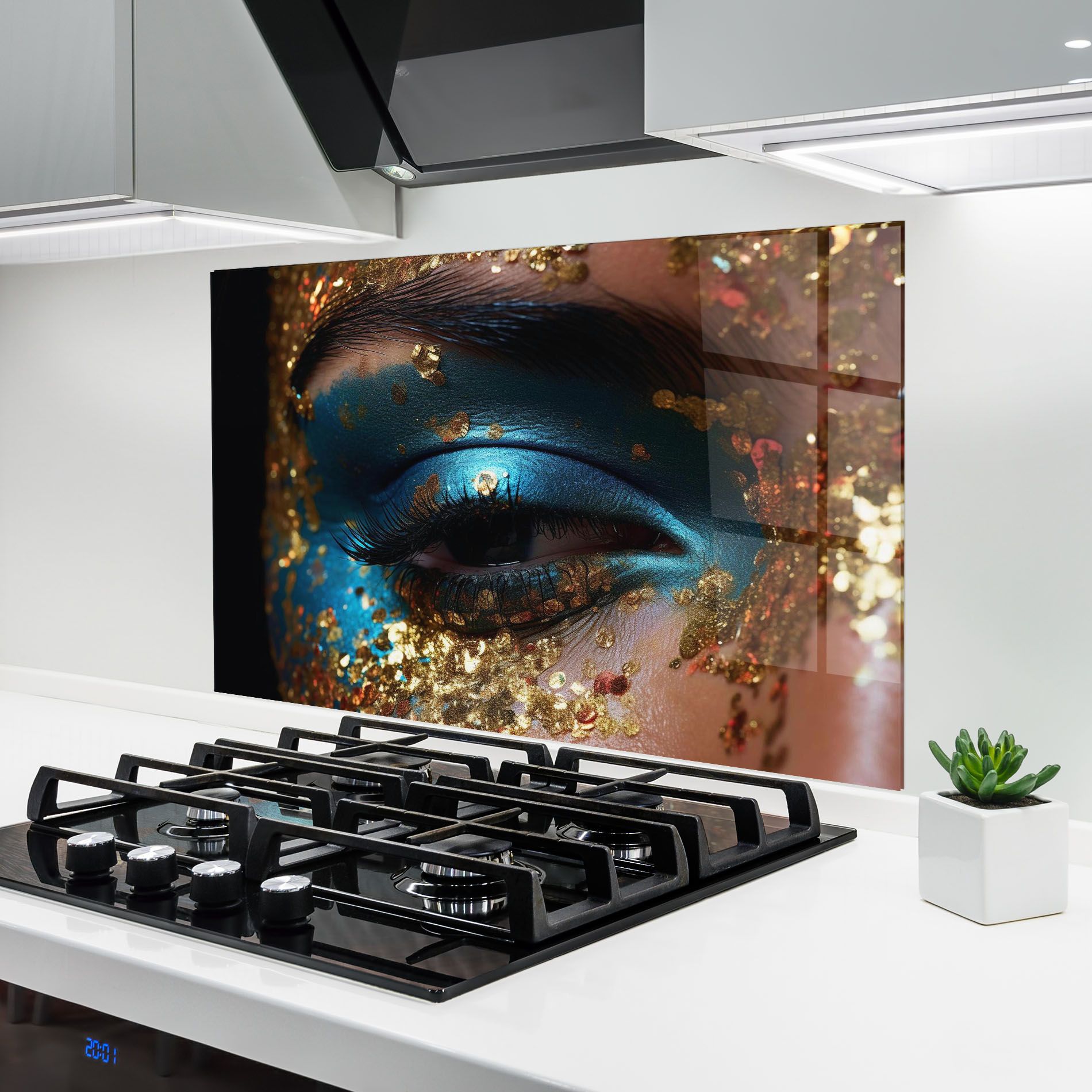 Blue Gold Glitter mockup 6