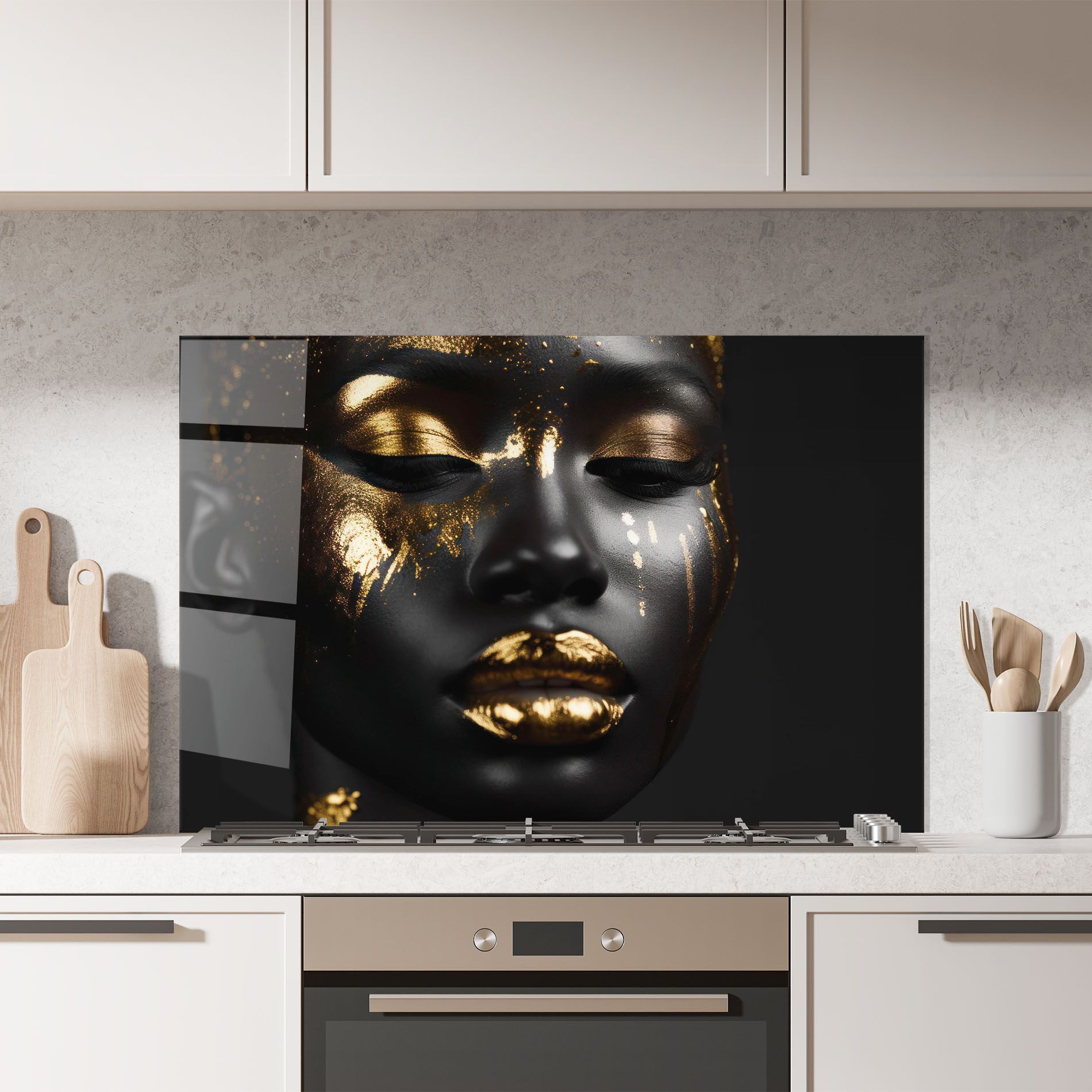 Gold Eyes Makeup mockup 7