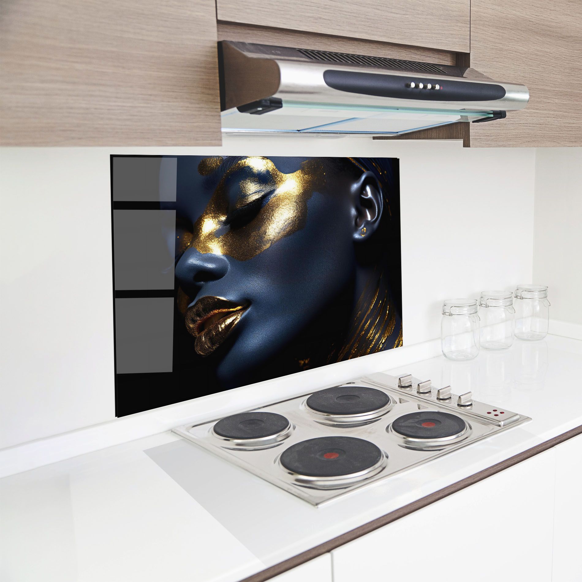 Blue Gold Face mockup 8