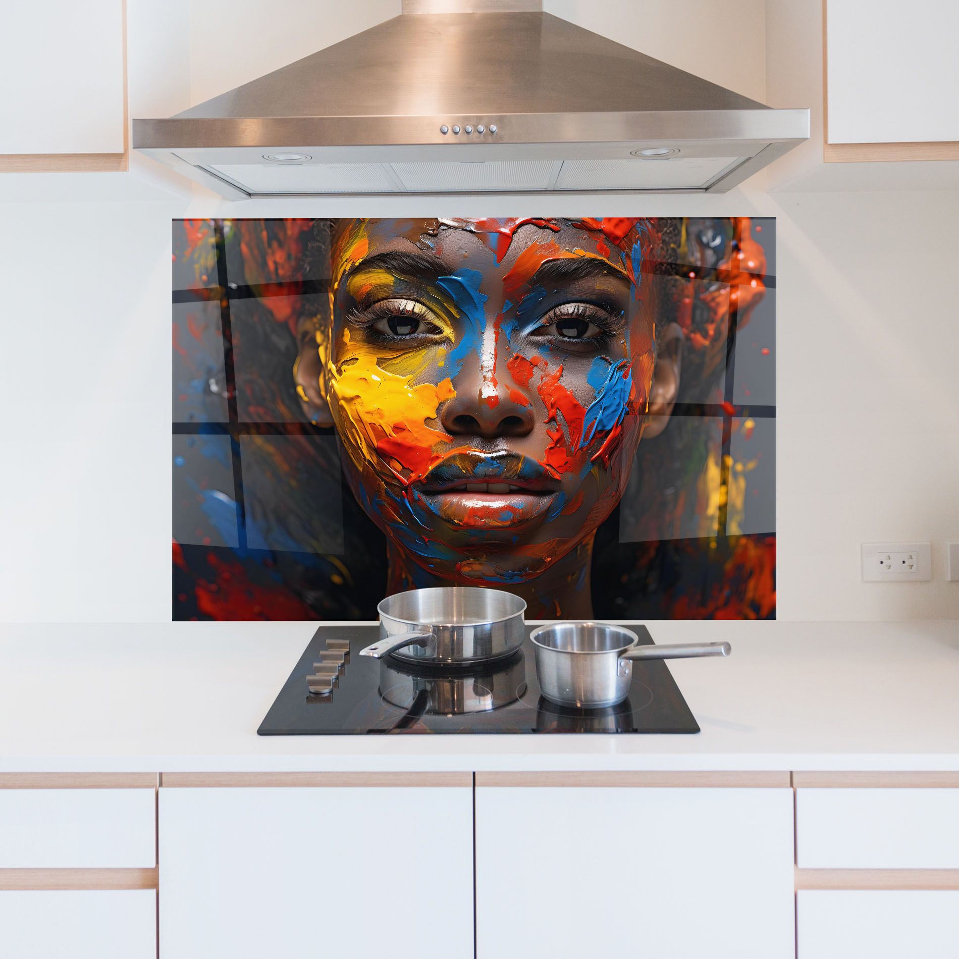 Pretty Young African Woman mockup 5