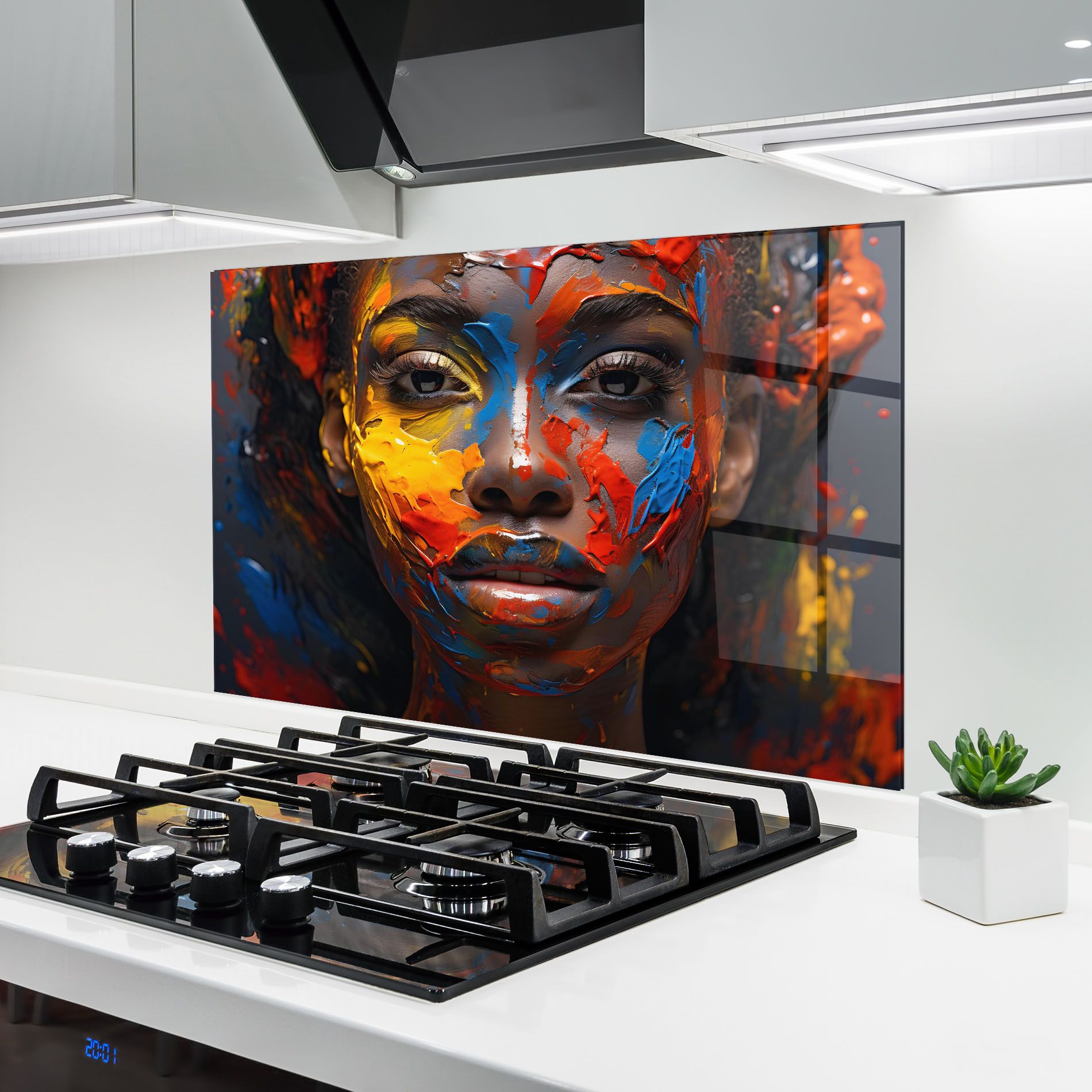 Pretty Young African Woman mockup 6