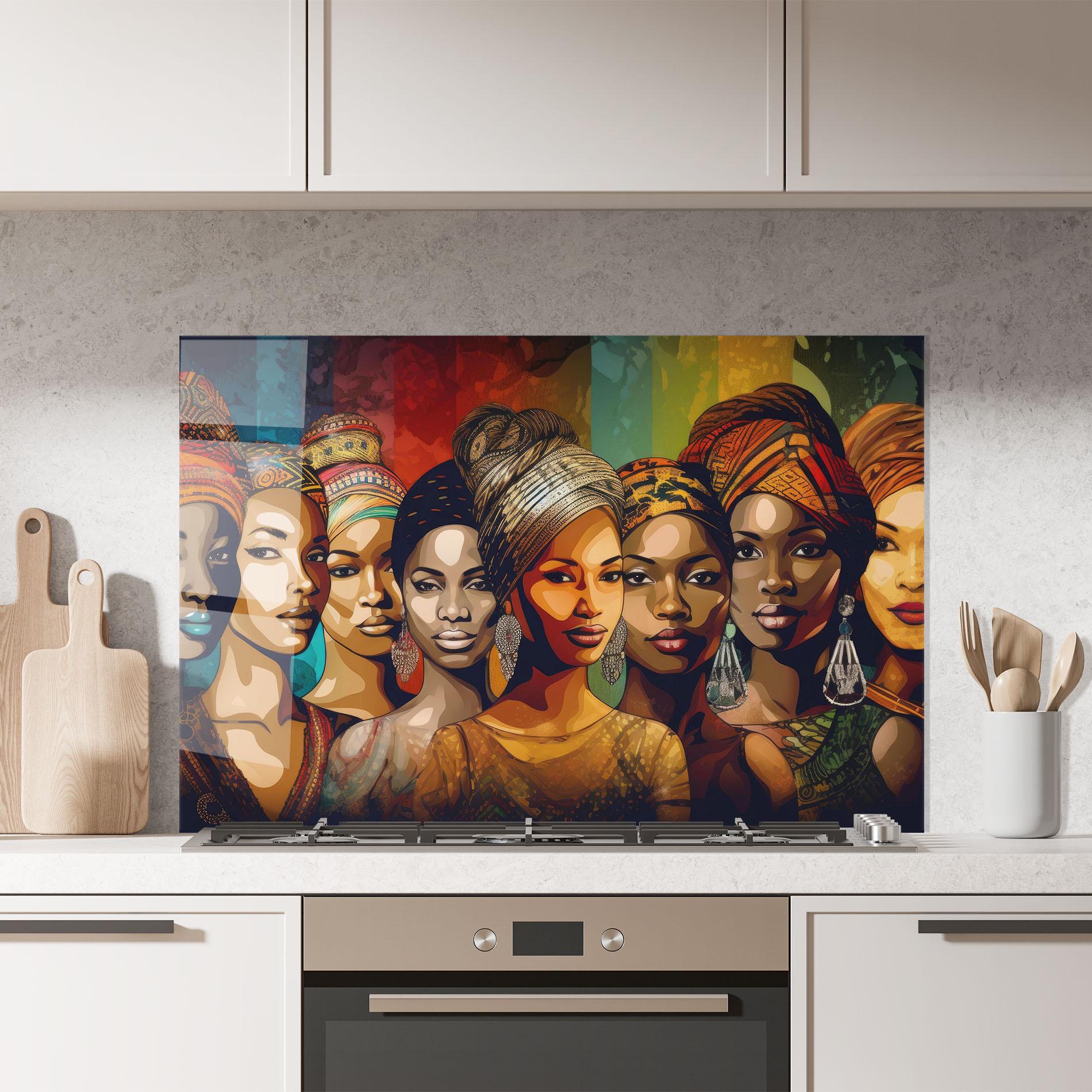 Стъклен панел за кухня Cultural Diversity mockup 7